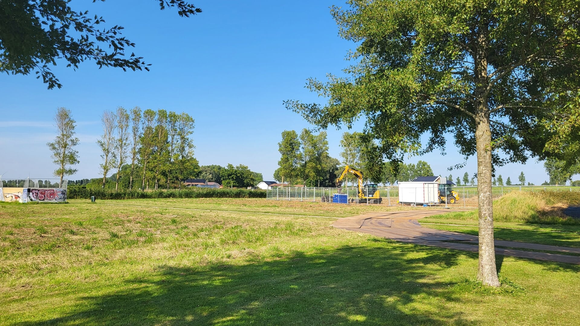 Vanaf begin september skaten, skeeleren en BMX’en op pumptrack Dirksland