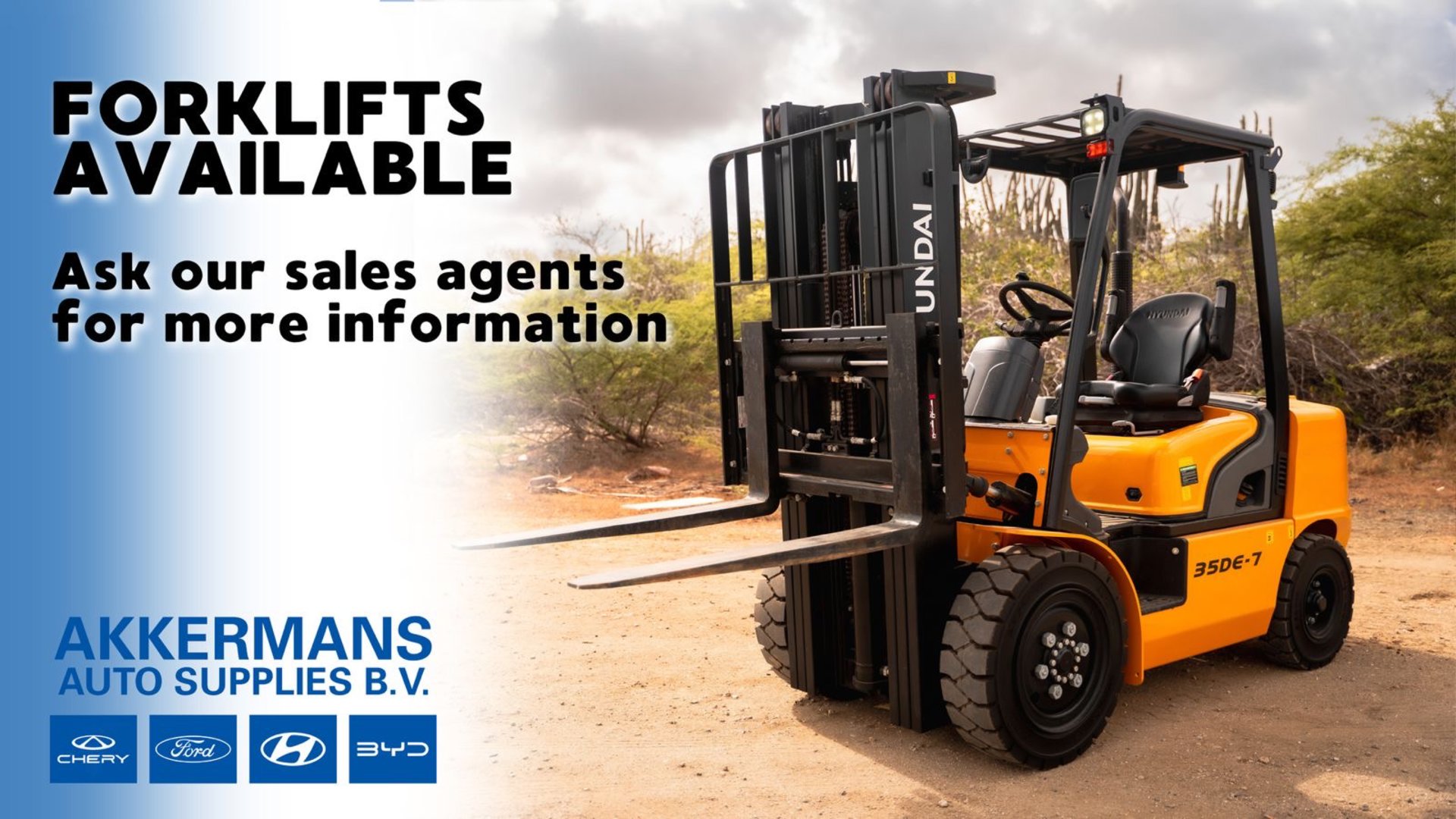 Hyundai forklifts nu verkrijgbaar bij Akkermans Auto Supplies - Het ...