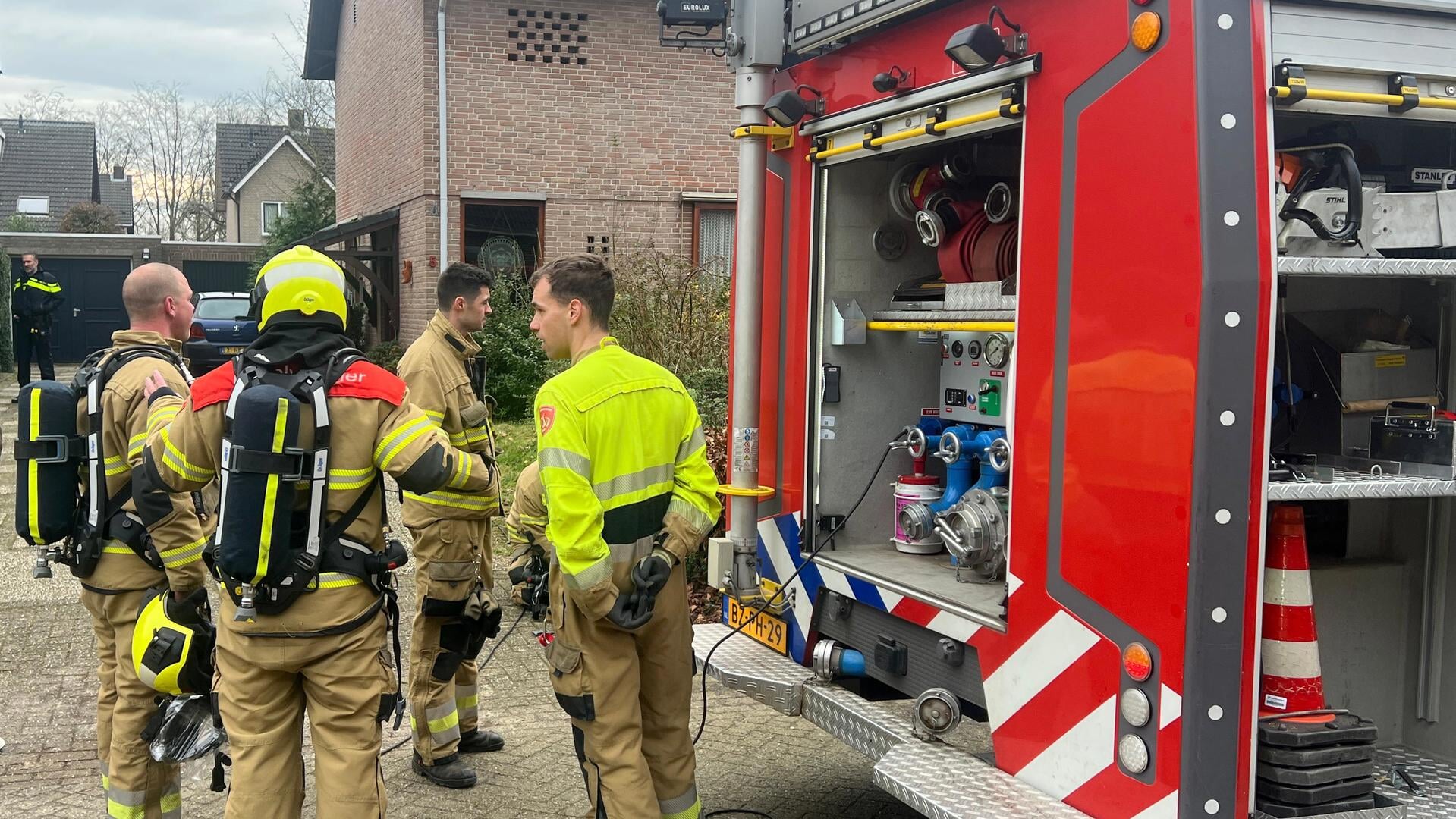 Brandweer naar melding in Houtstraat voor vergeten pan