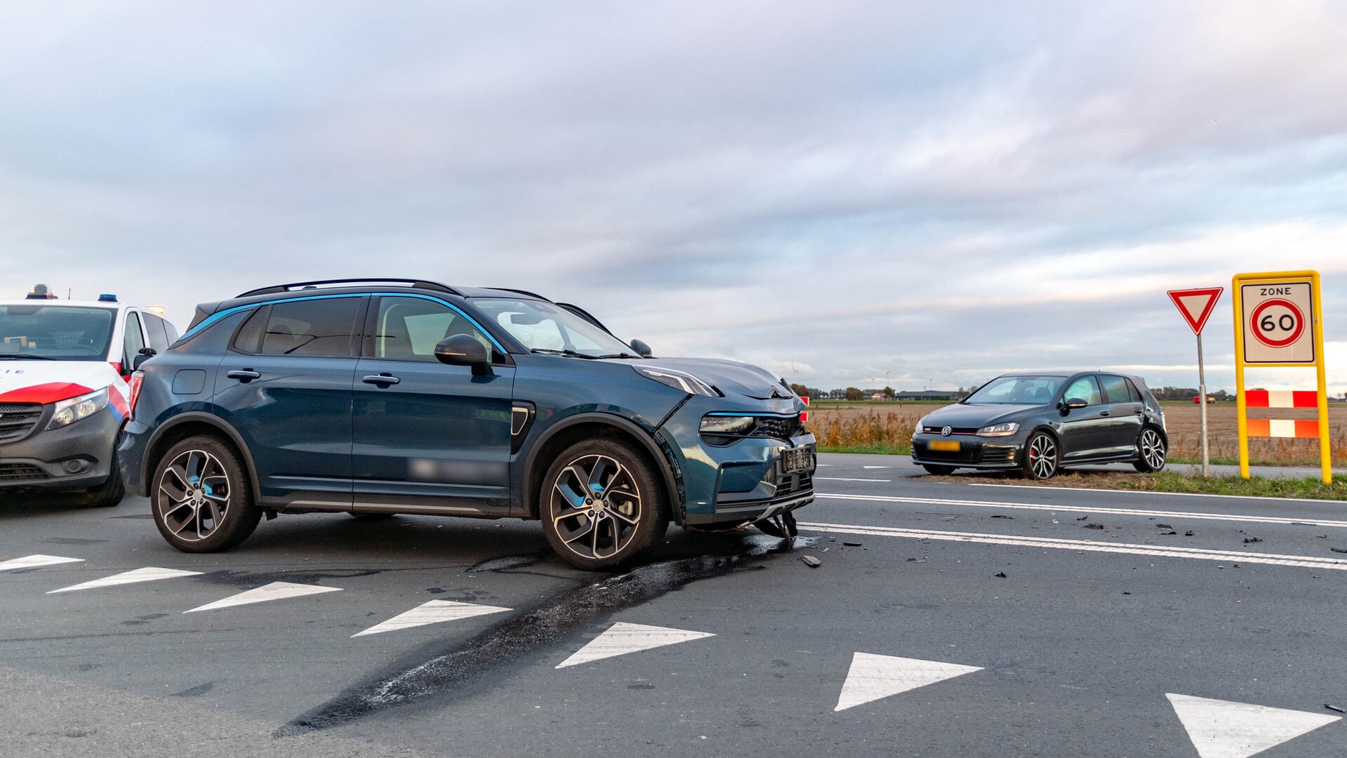 Gewonde bij aanrijding N215