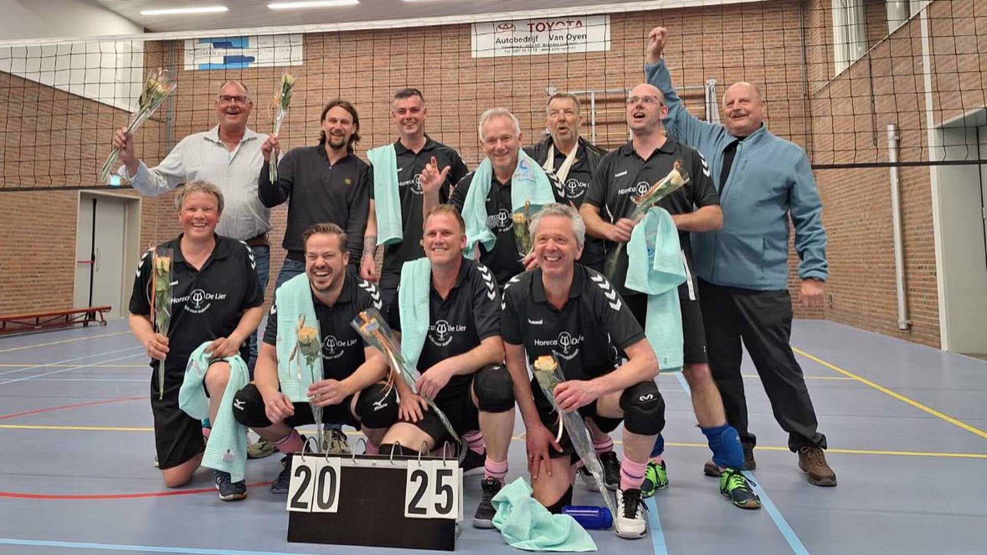 Heren volleybalvereniging Flamingo’s kampioen