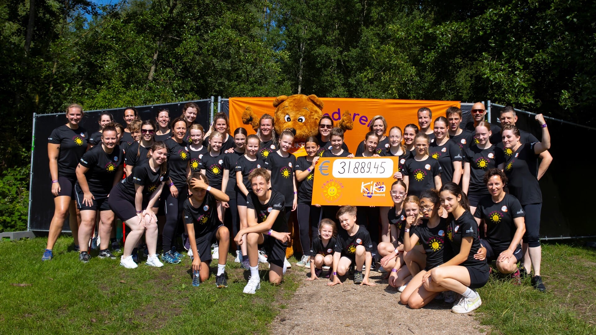 Team Lise in actie voor KiKa