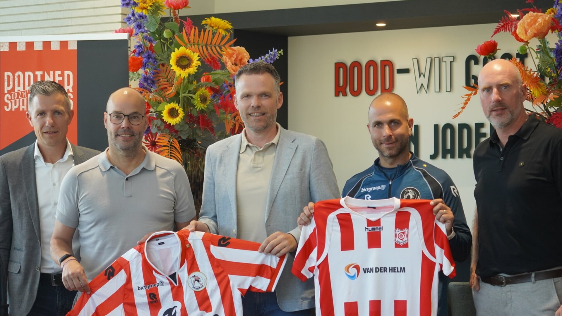 Samenwerking tussen SV Den Hoorn en Sparta Rotterdam met vier jaar verlengd!