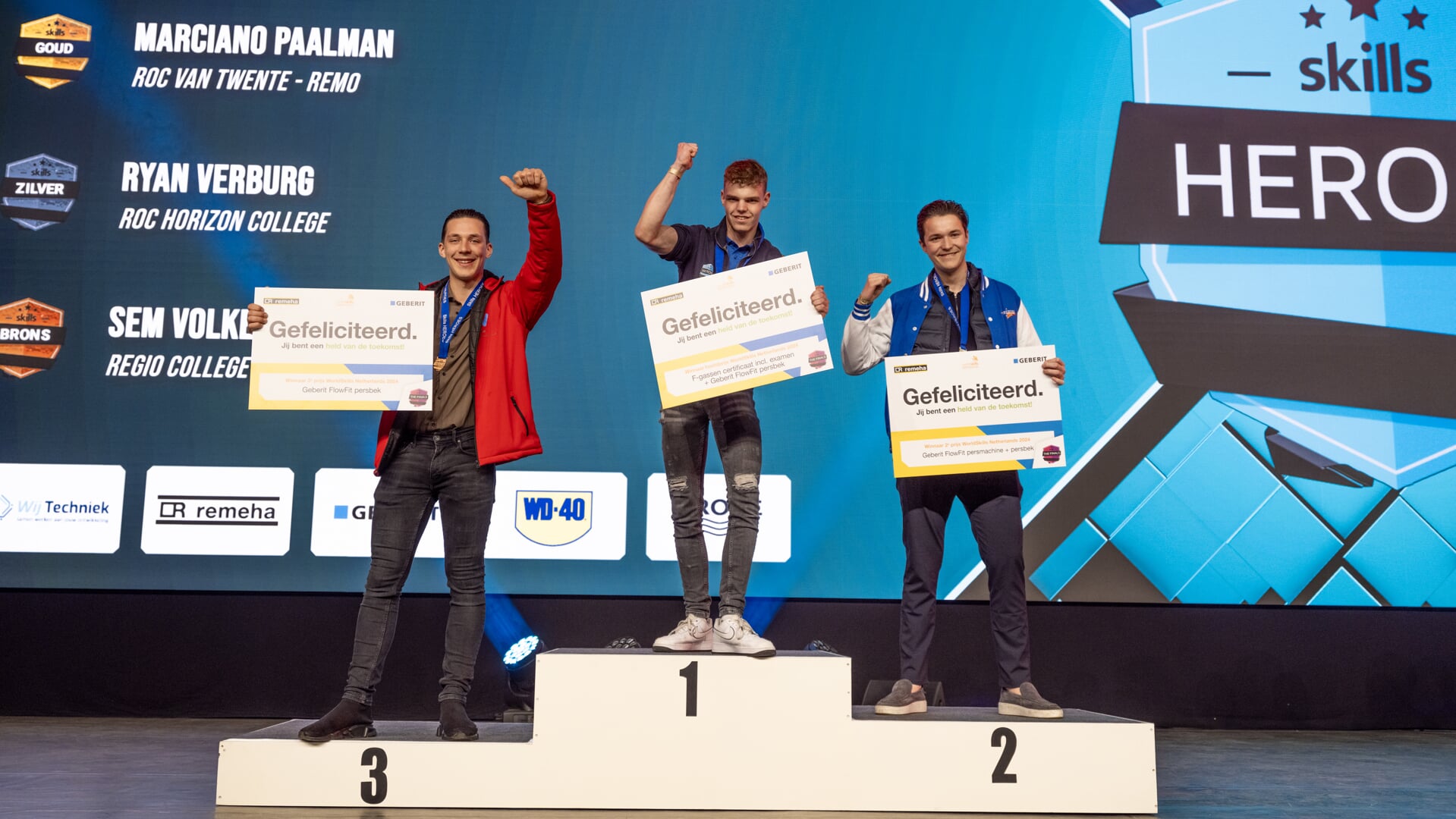 Tweede plaats voor voor installatiemonteur Ryan Verburg op NK
