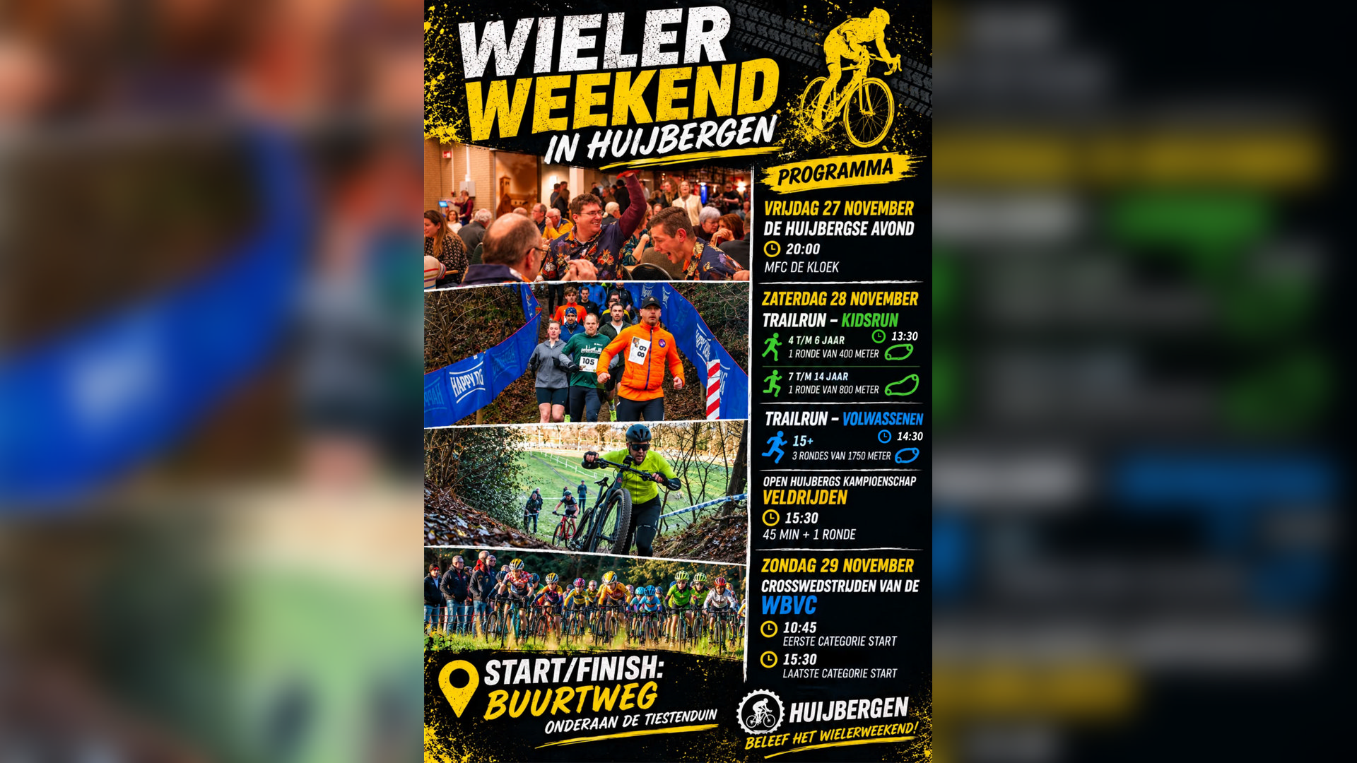 Weekend vol wielerstrijd, gezelligheid en trailrun