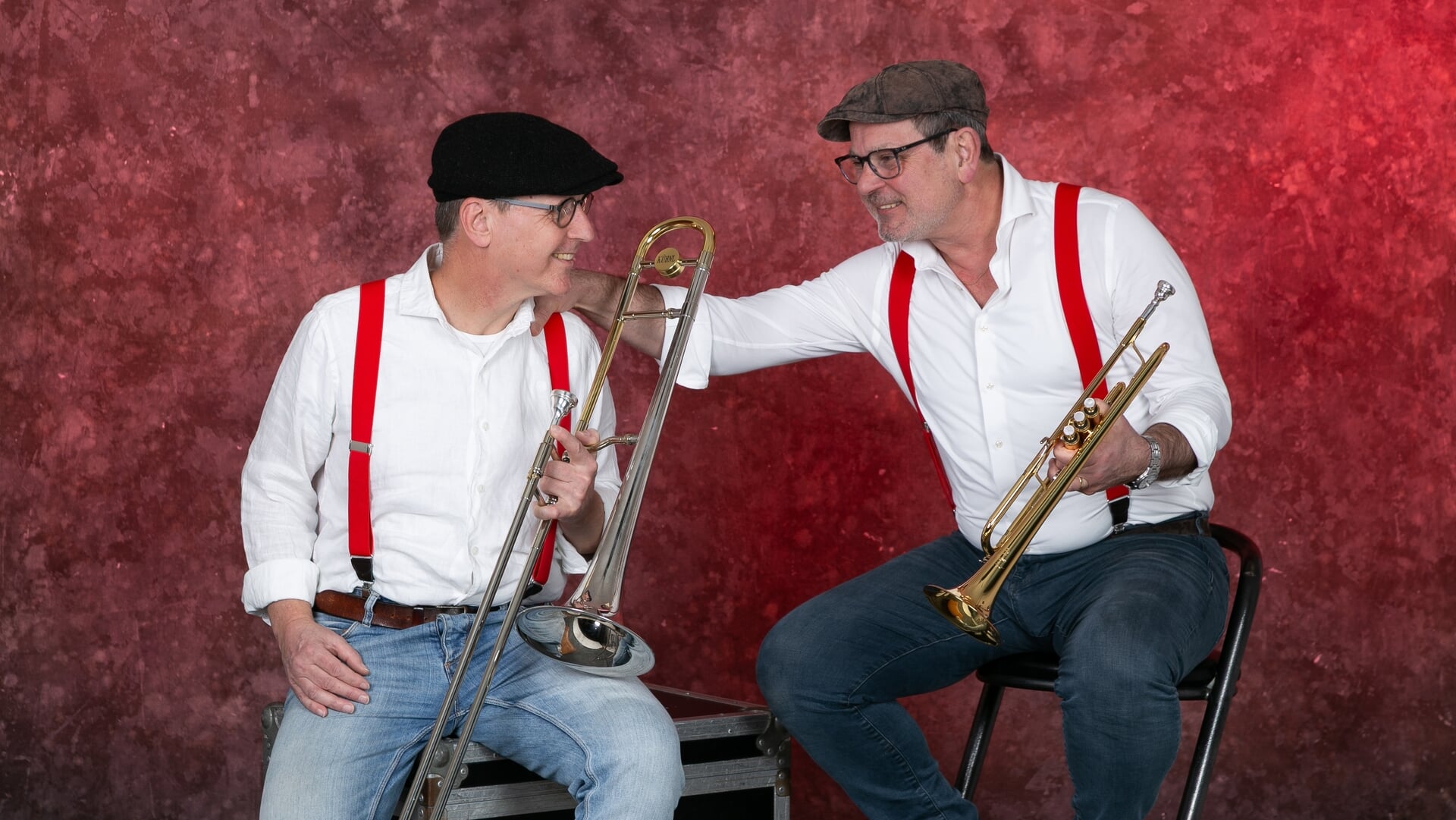 Herman & Ton Live op het podium met theatershow In The Mood