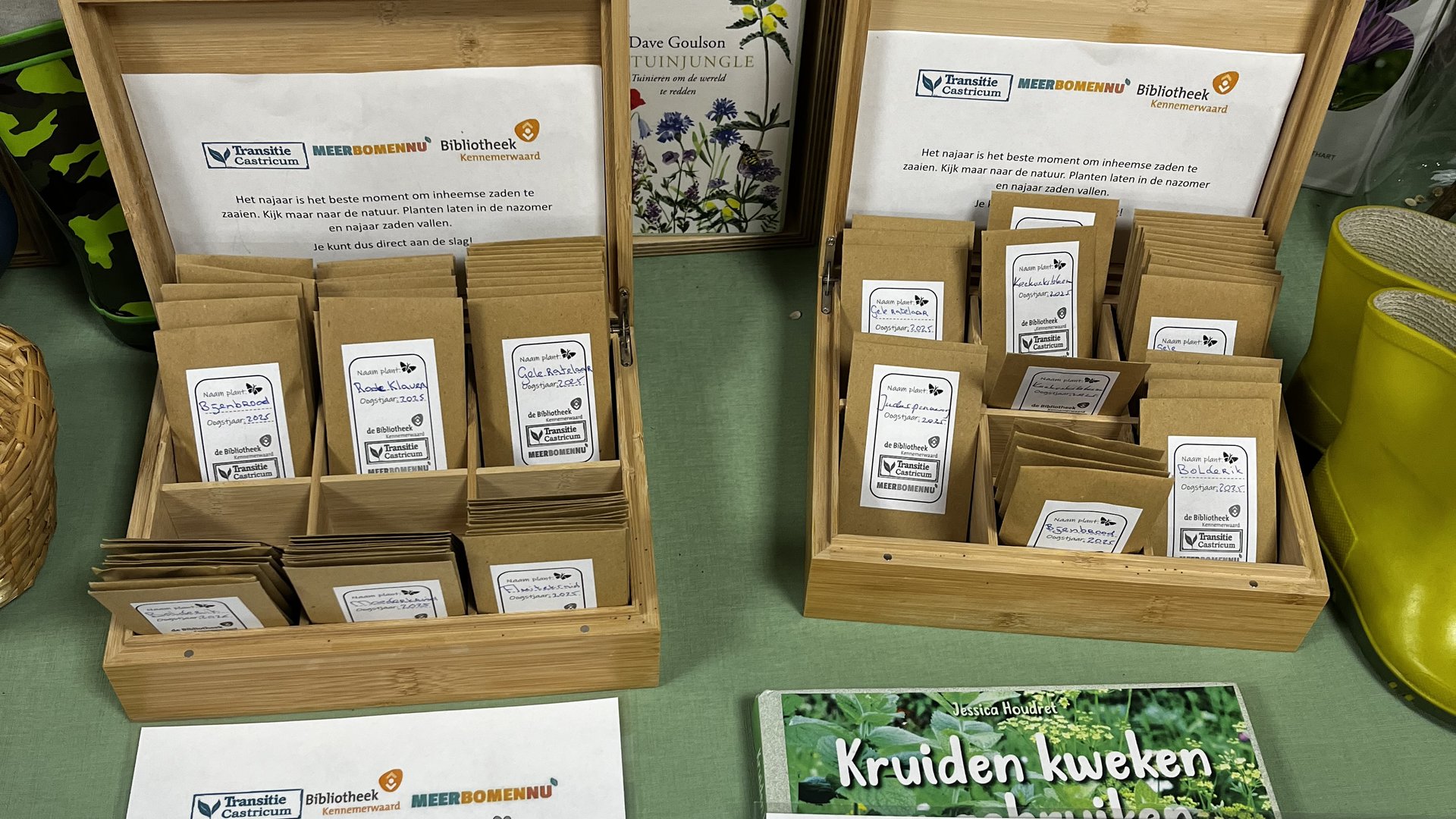 Inheemse zadenbibliotheek is weer open