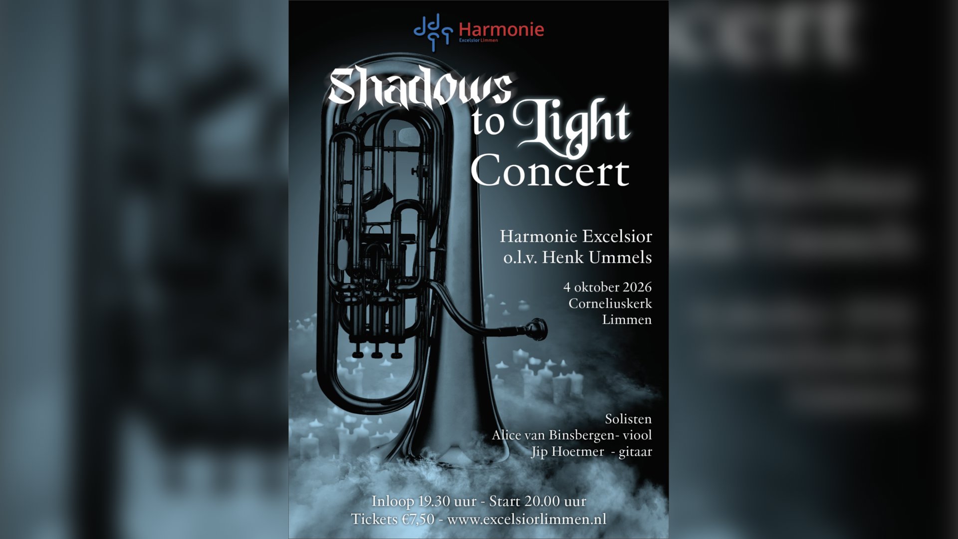 Harmonie Excelsior Limmen presenteert ‘Shadows to Light’