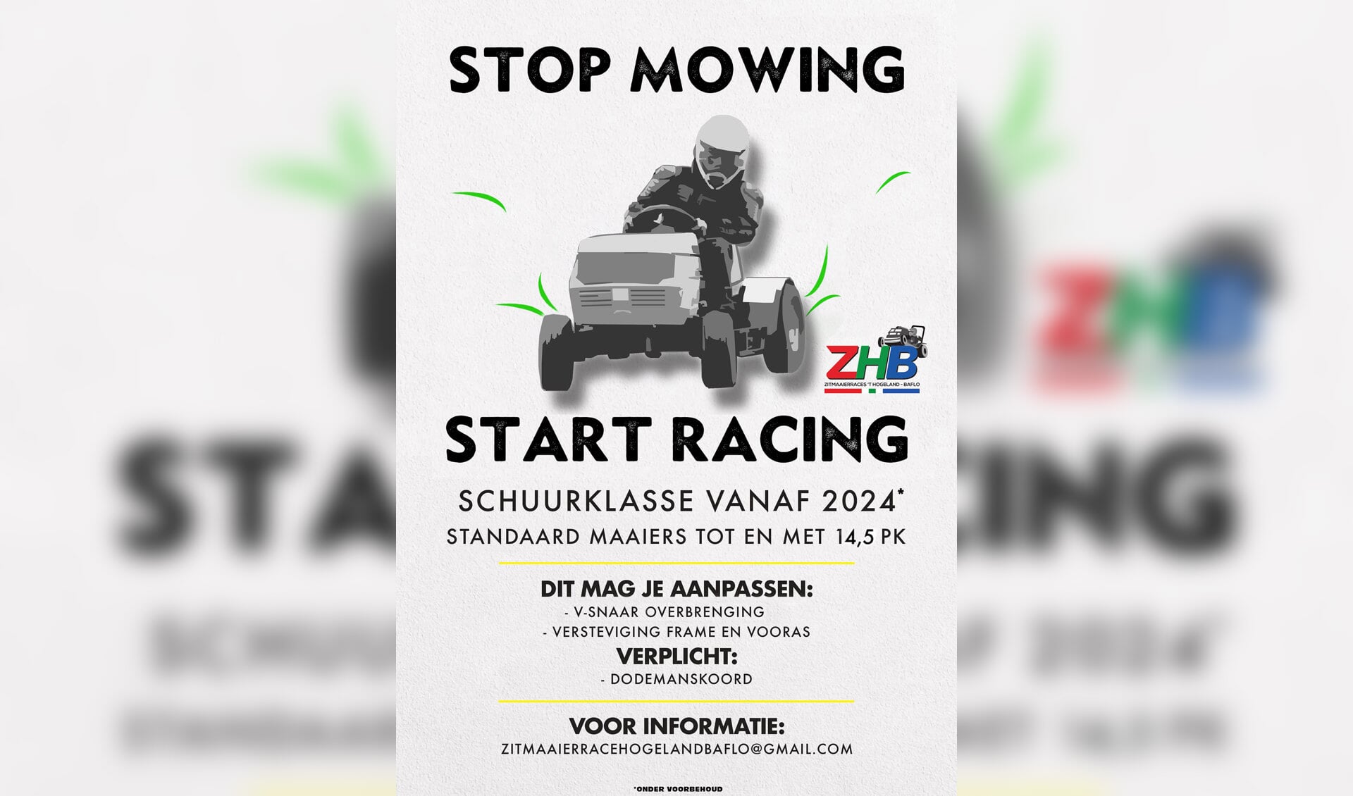 Zitmaaierrace ’t Hogeland breidt uit met speciale Schuurklasse