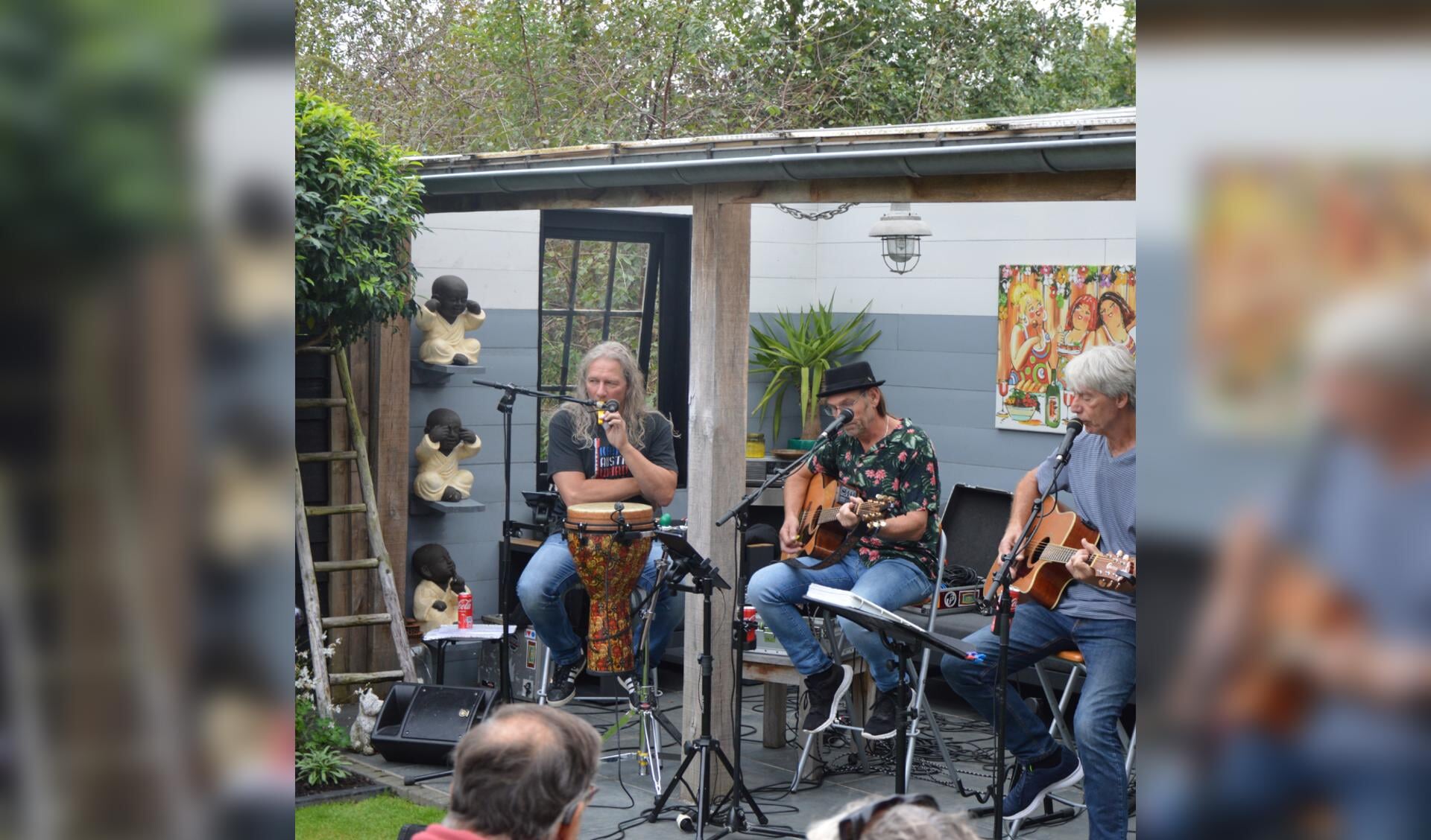 Muziekrondje in tuinen Oosterleek
