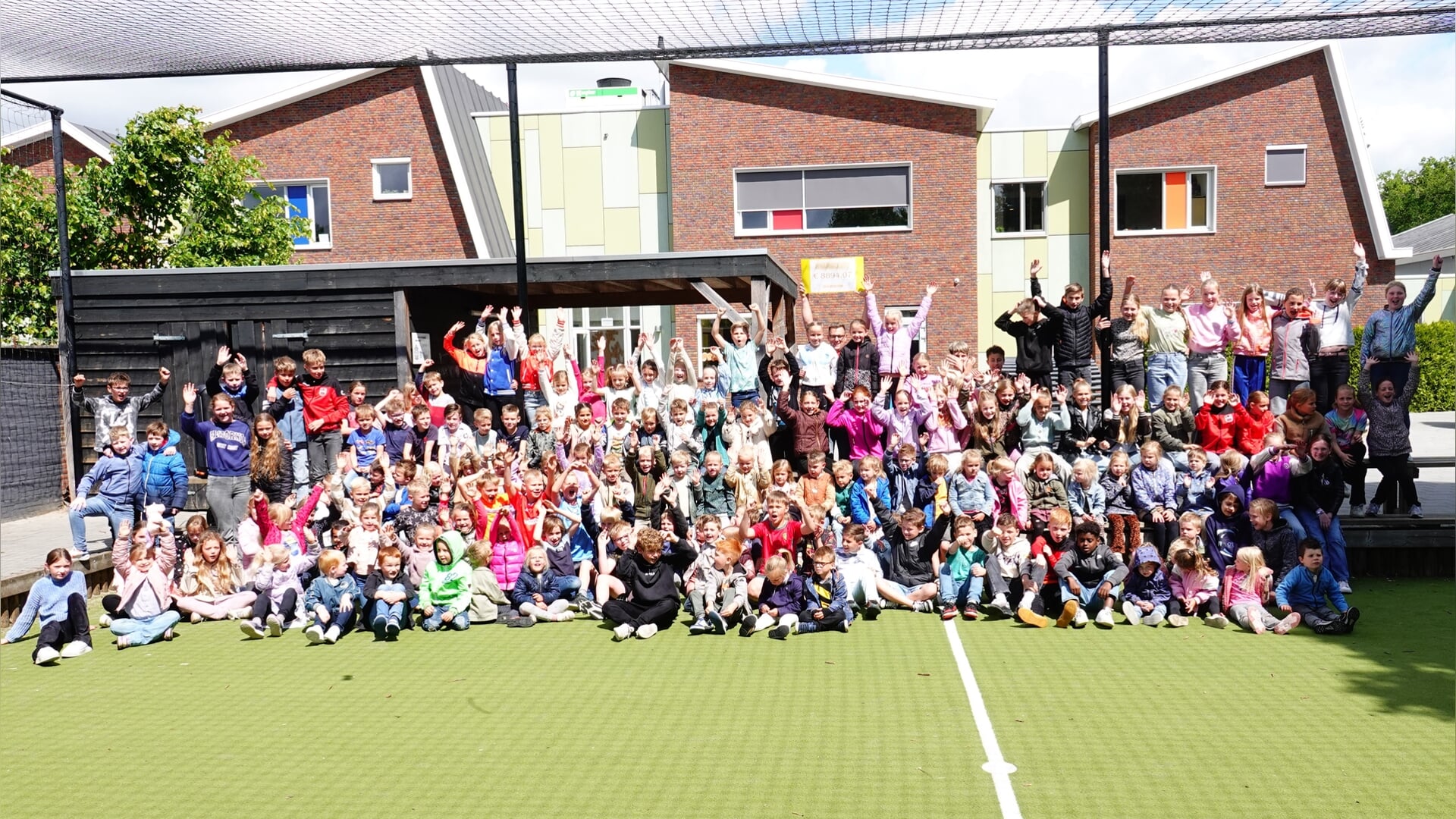Leerlingen Cbs De Fontein in actie voor Alp d’Huzes