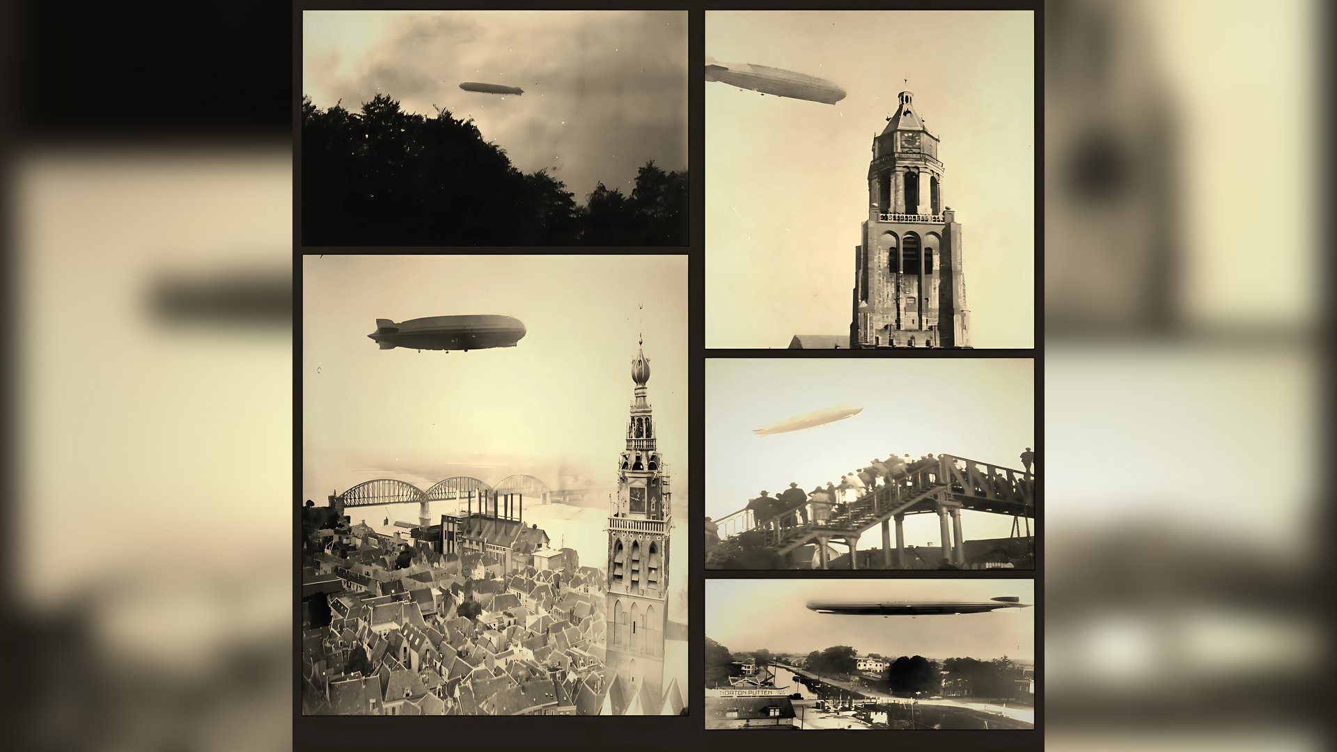 Zeppelin boven Maas en Waal - Demaasenwaler.nl