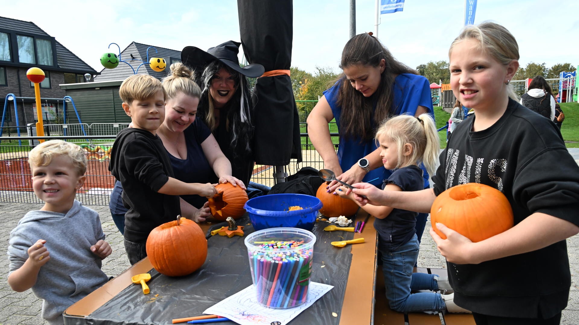 Speeltuinvereniging Zwanenburg treft voorbereidingen Halloween