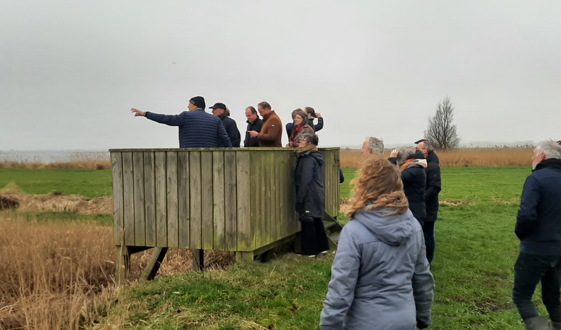 Werkbezoek gedeputeerde Friso Douwstra Nationaal Landschap Zuidwest Fryslân
