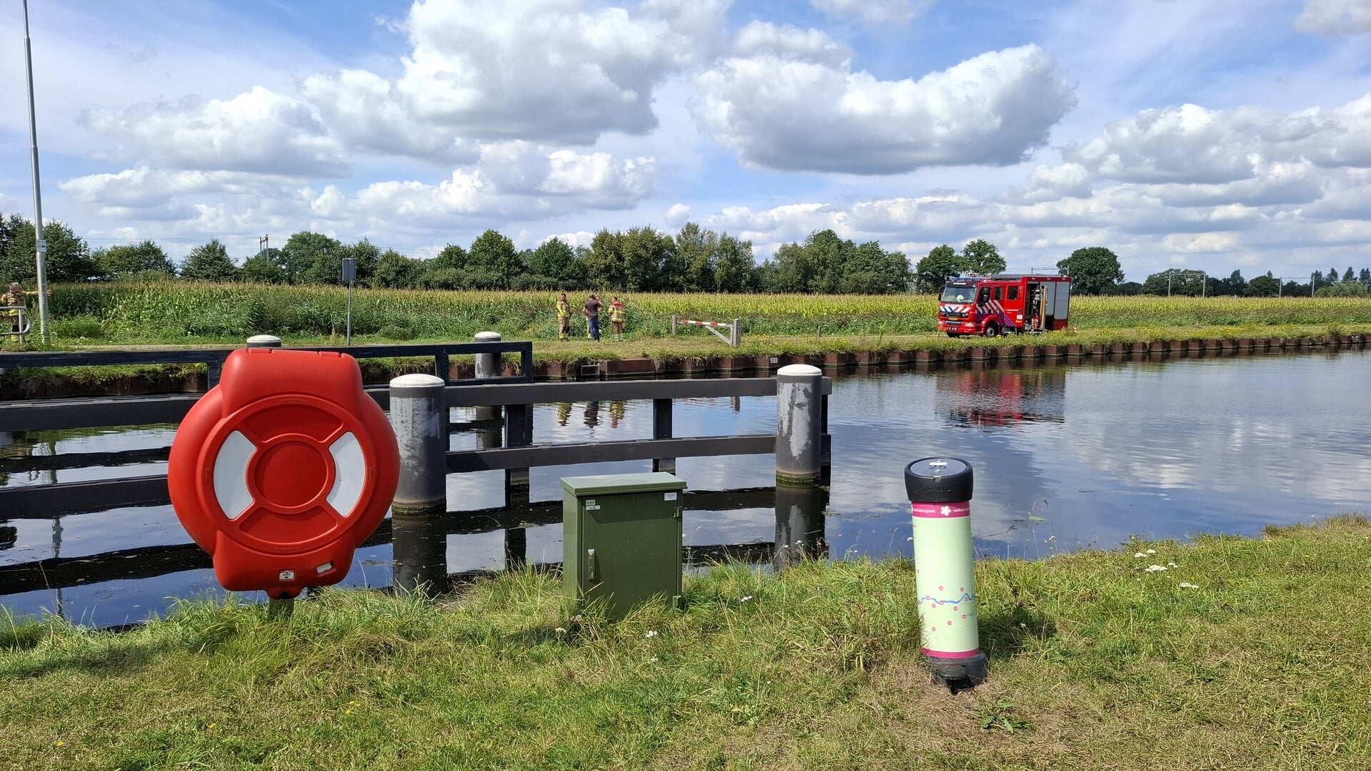 Lekkage door maaiwerkzaamheden in Loozen