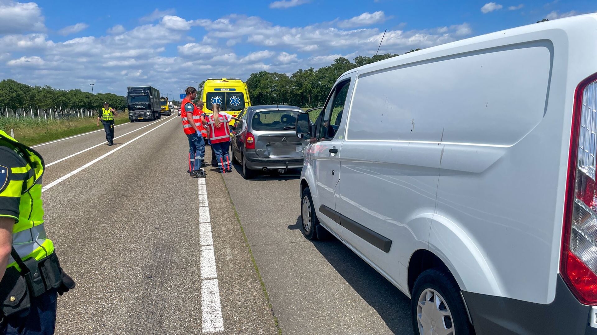 Kop-staartaanrijding Op N279 Bij Aarle-Rixtel - Al Het Nieuws Uit Laarbeek