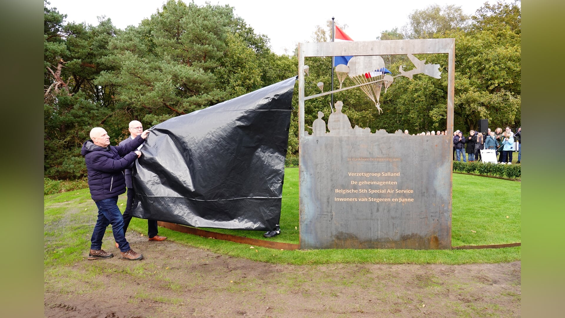 Stegeren is na tachtig jaar een vernieuwd verzetsmonument rijker