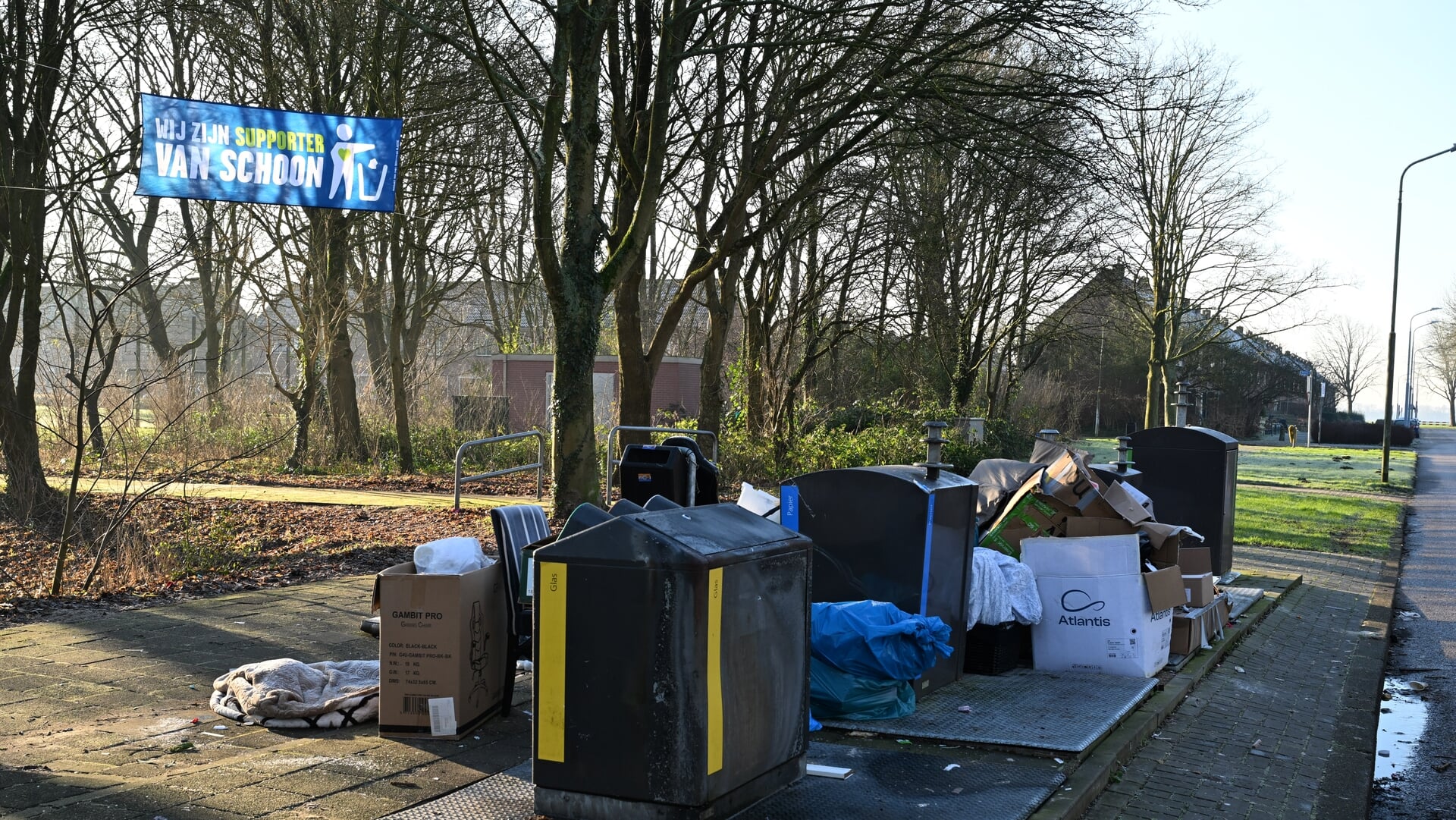 Noodsituatie bij ondergrondse afvalcontainers