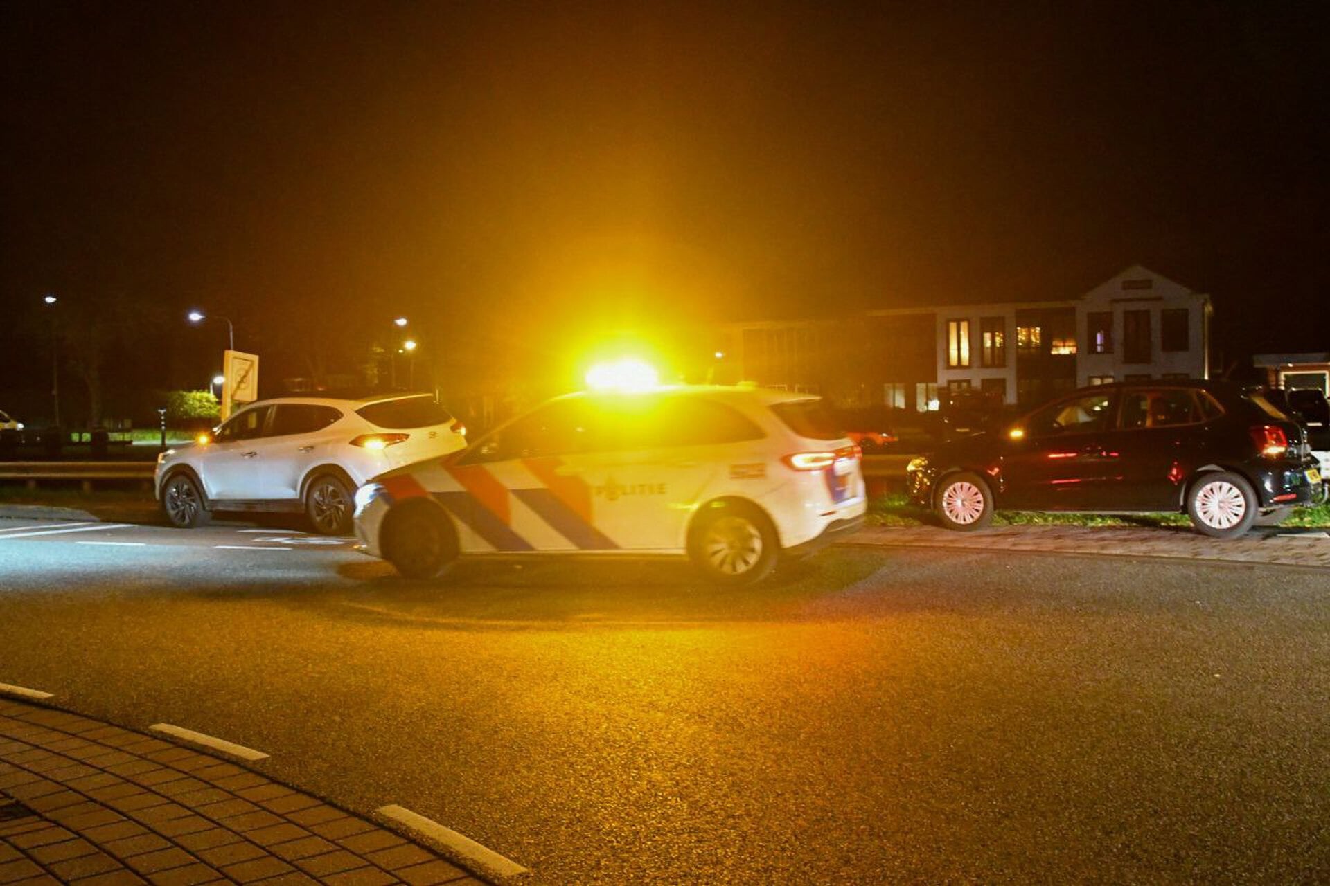 Botsing op Kanaalweg-West in Bergentheim