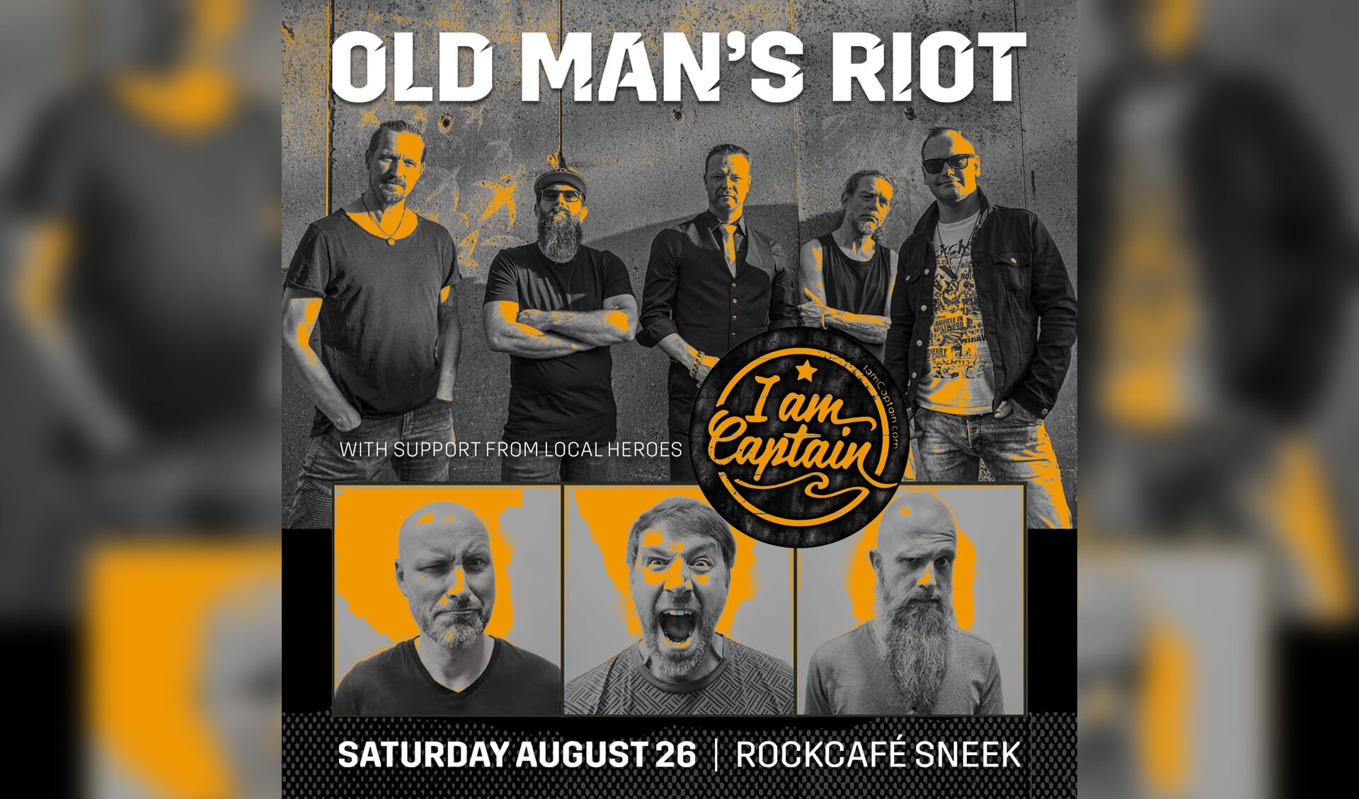 Old Man’s Riot en I Am Captain zaterdag in het Rock Café Sneek - GrootSneek