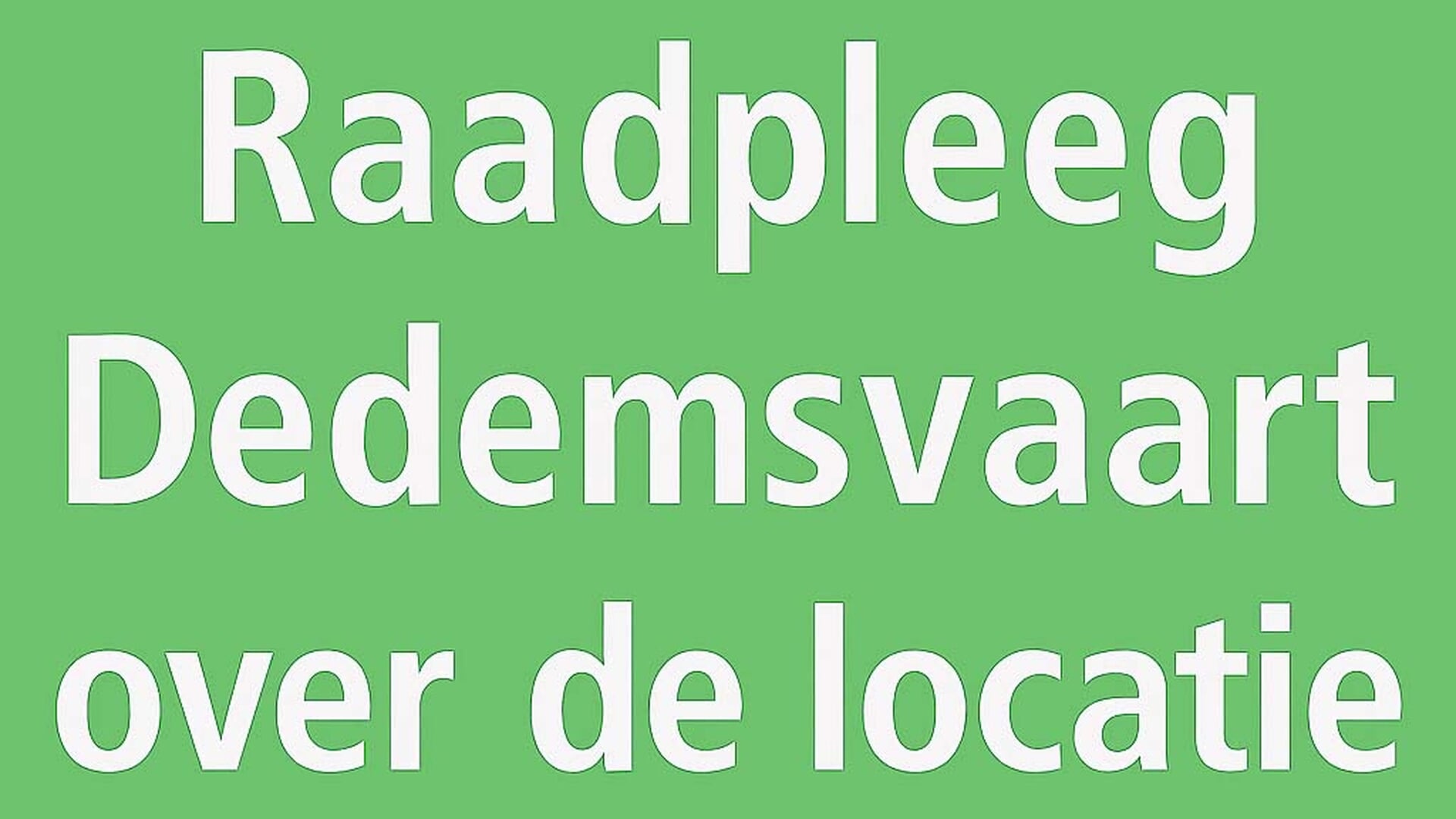 Raadpleeg Dedemsvaart over de locatie van de sportvelden