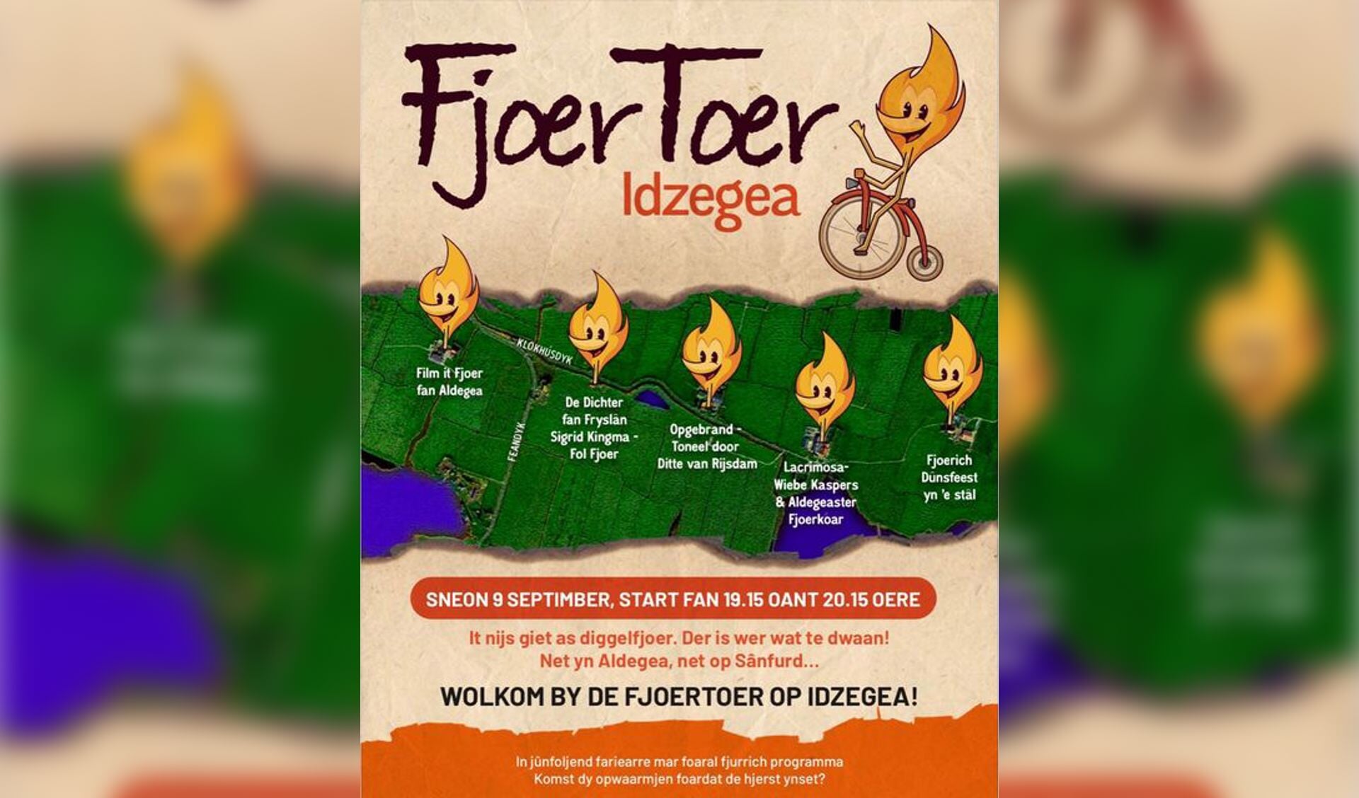 Idzega maakt zich klaar voor het eerste vurige evenement in de geschiedenis