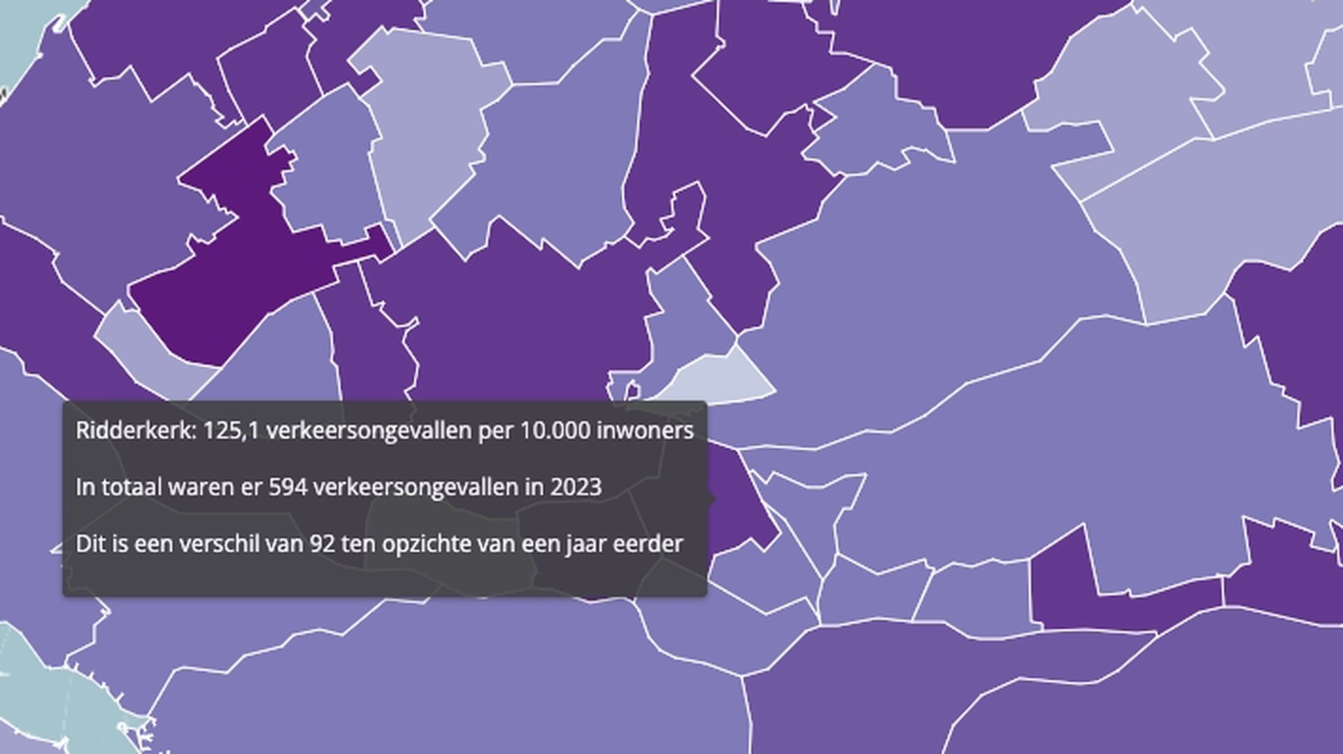 Ridderkerk in top 10 verkeersongevallen - Al het nieuws uit Ridderkerk