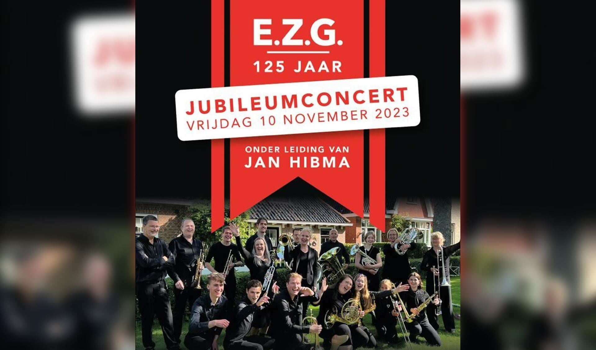 125-jarig jubileum fanfare EZG Jutrijp-Hommerts
