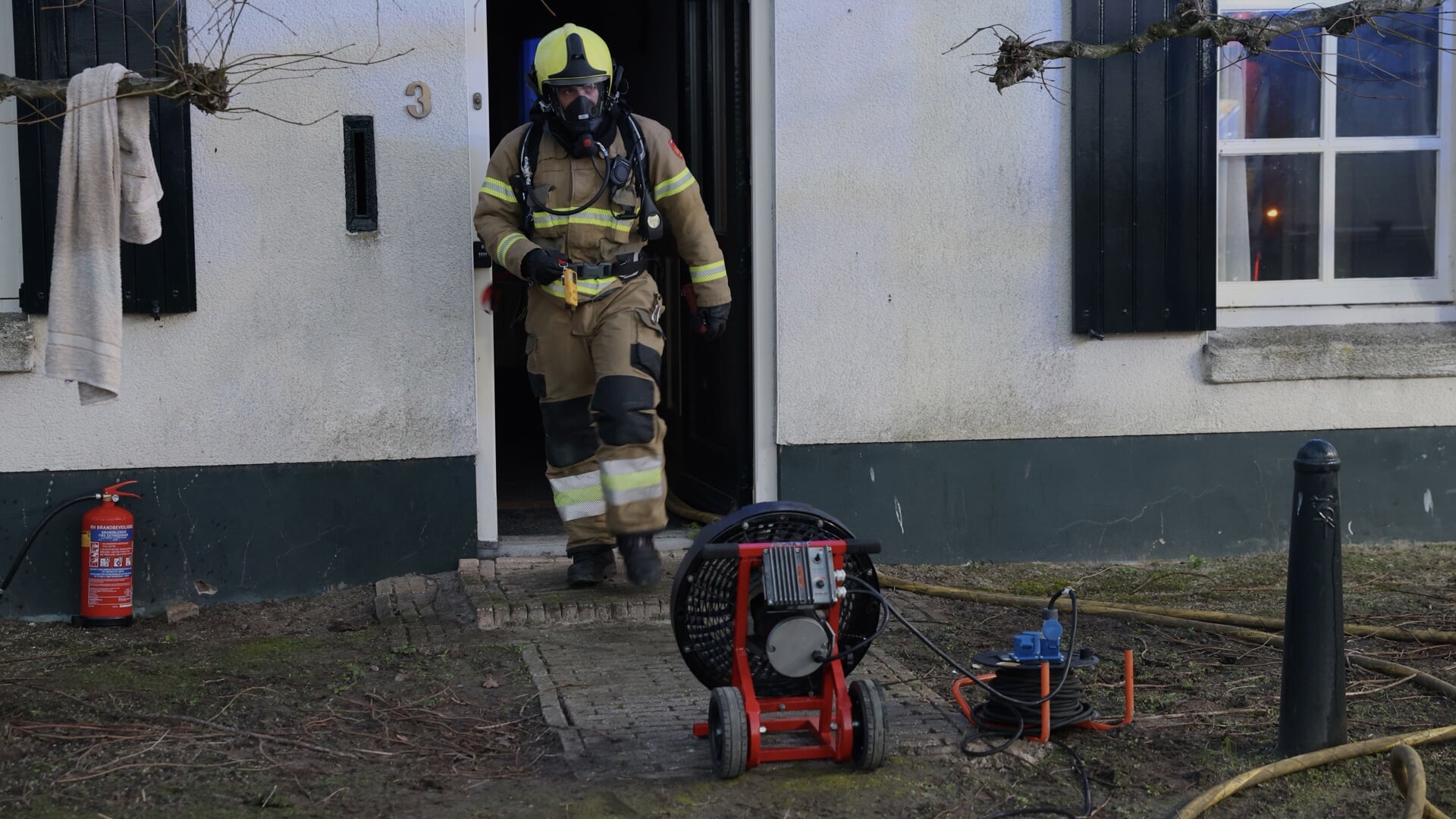 Felle Woningbrand, Bewoners In Veiligheid - Brabants Centrum