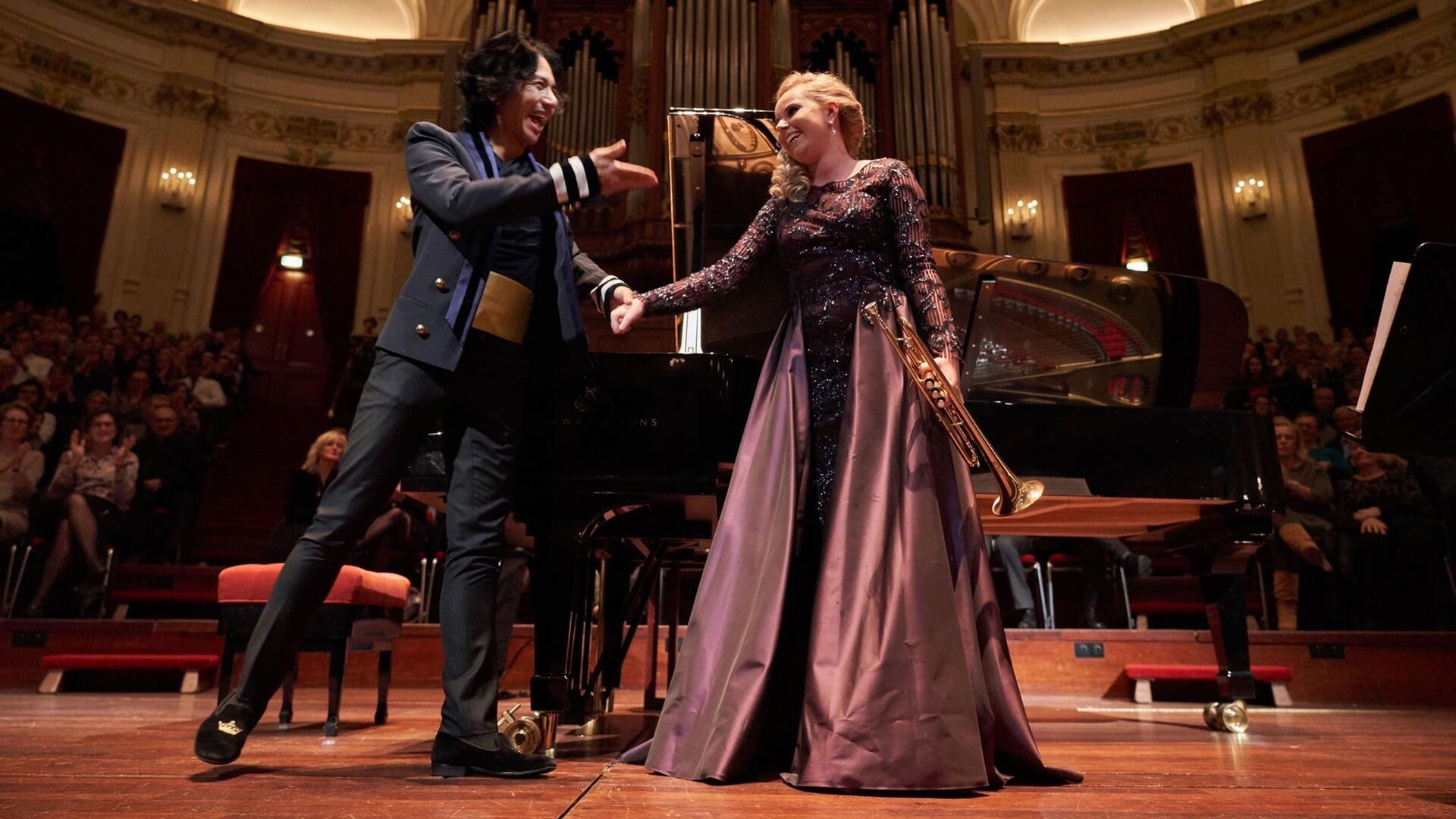 Meesterlijk pianospel en virtuoos trompettalent op verjaardagsconcert