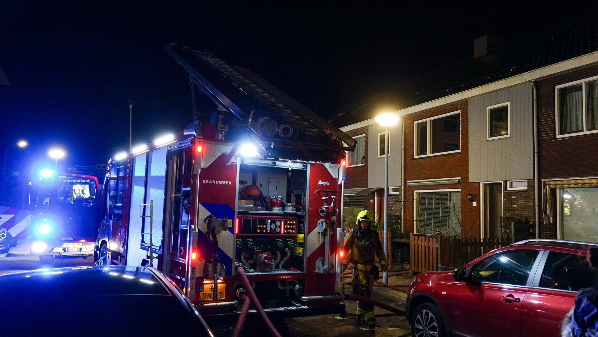 Kortsluiting veroorzaakt brand in woning aan Bizetstraat in Heemskerk
