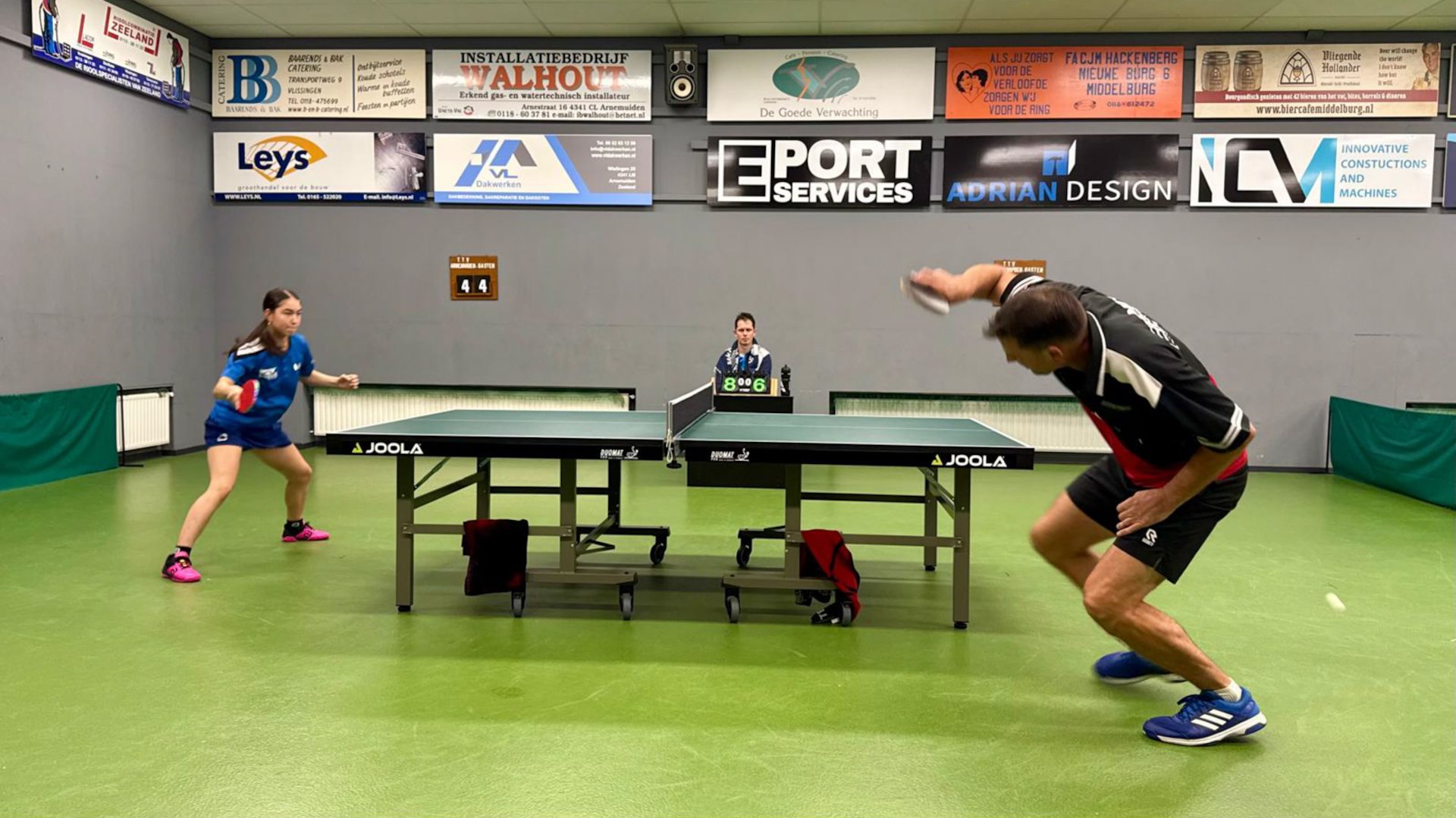 Wisselende resultaten Arnemuidse tafeltennisteams