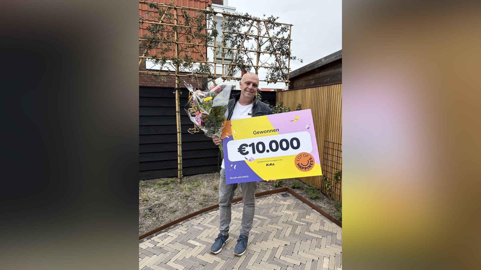 Blijdschap in Opmeer: Hans wint 10.000 euro