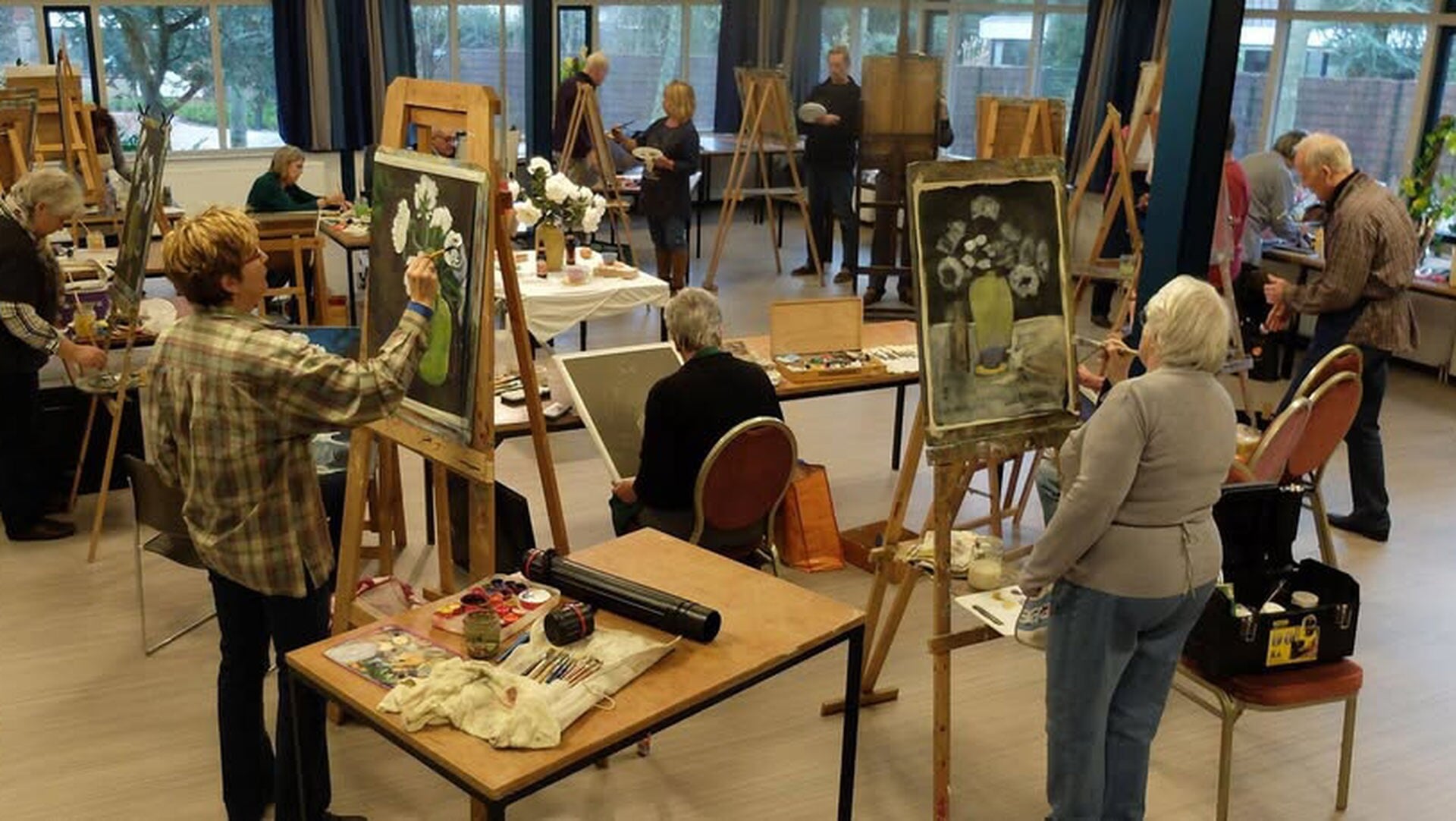 Nieuwe expositie Schilderclub Jan van Scorel in de Blinkerd