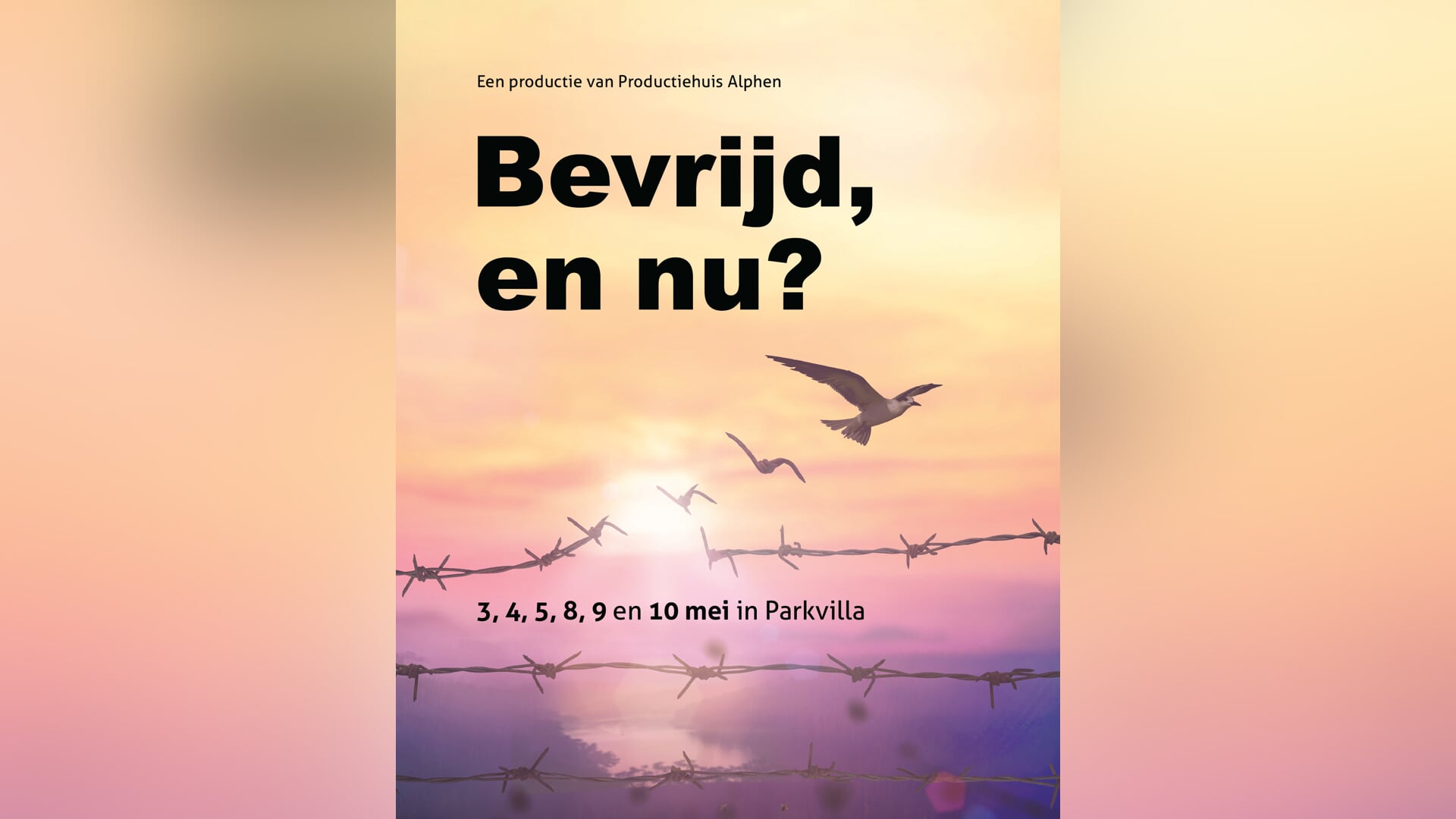 Voorstelling ‘Bevrijd, en nu?’ in Parkvilla