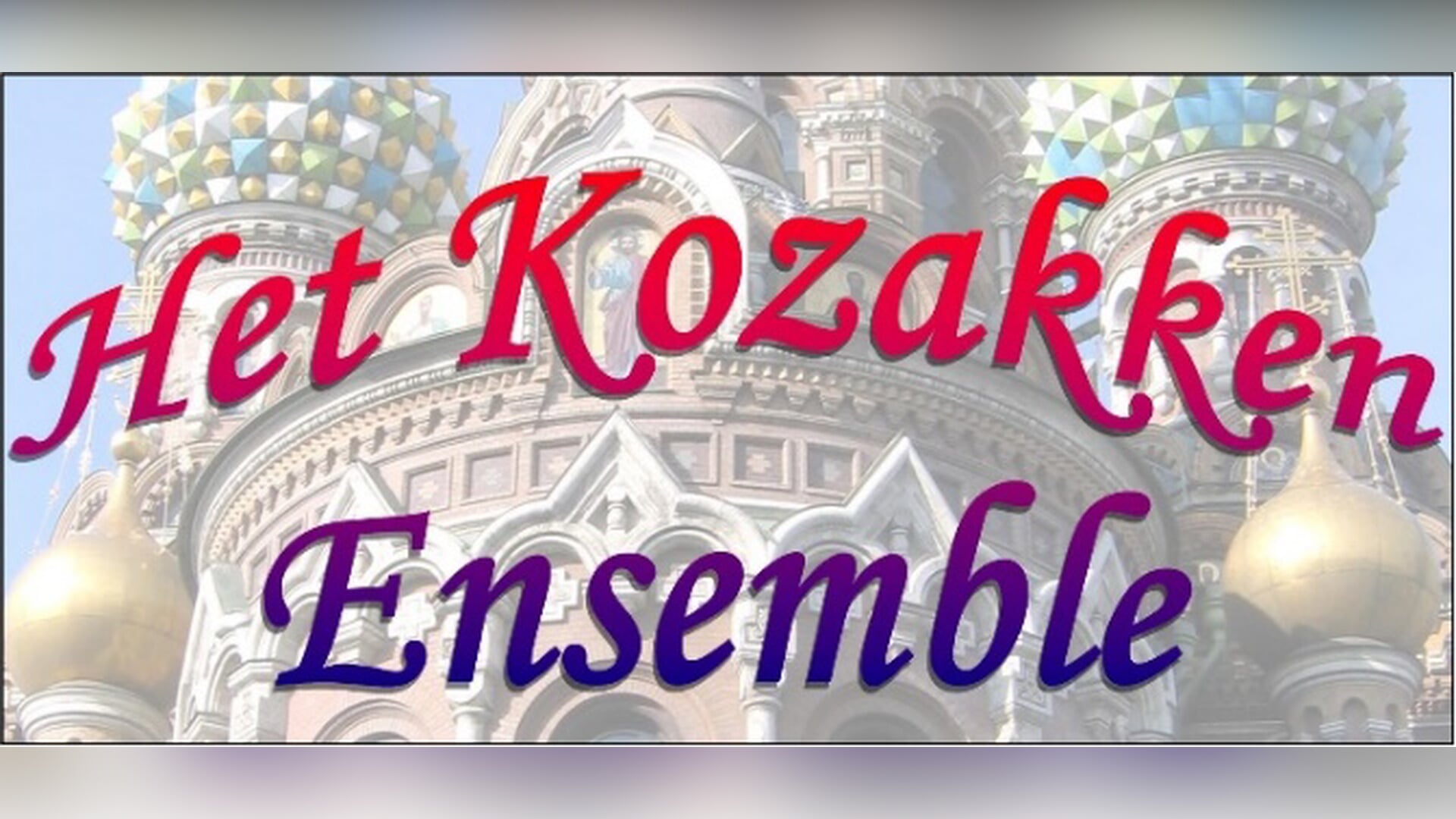 Rijswijks Kozakken Ensemble treedt op in Oude Kerk van Delft