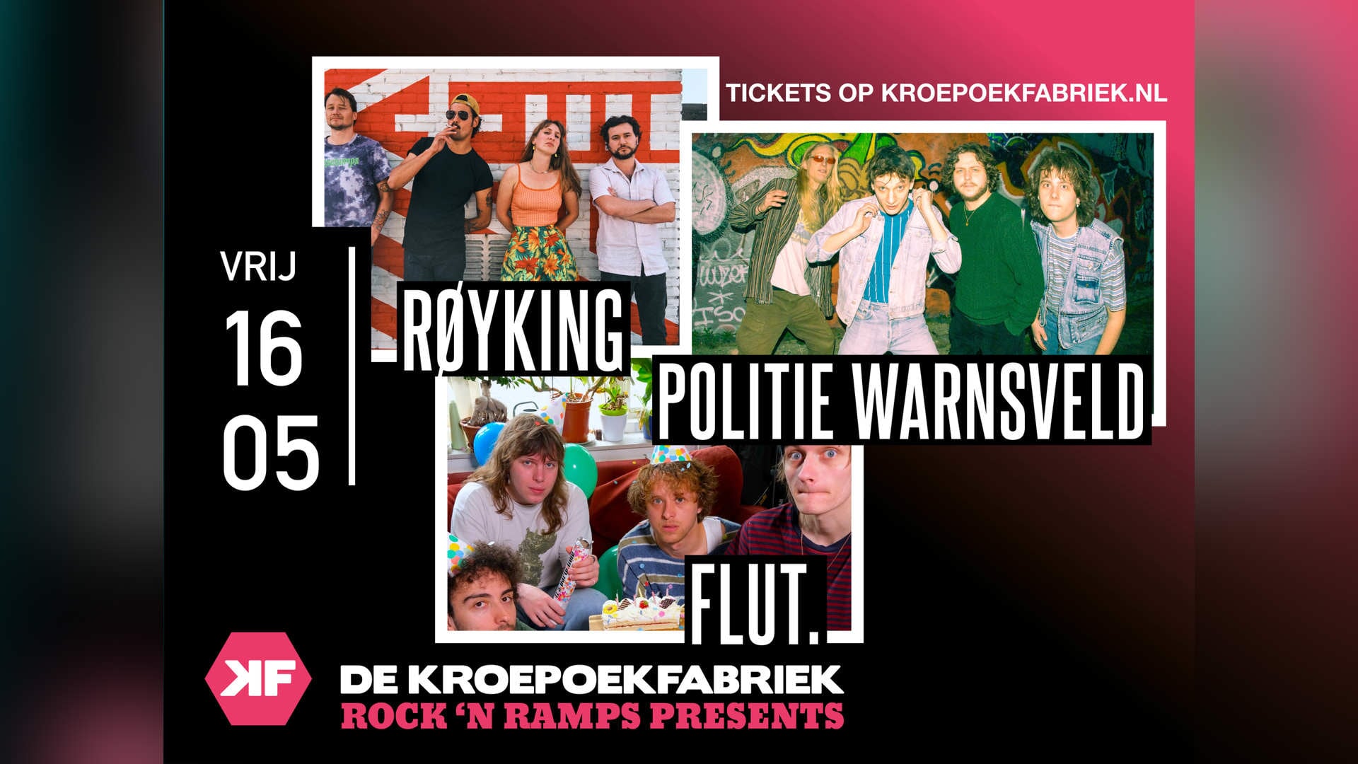 Nederpop, ska en poppunk in De Kroepoekfabriek