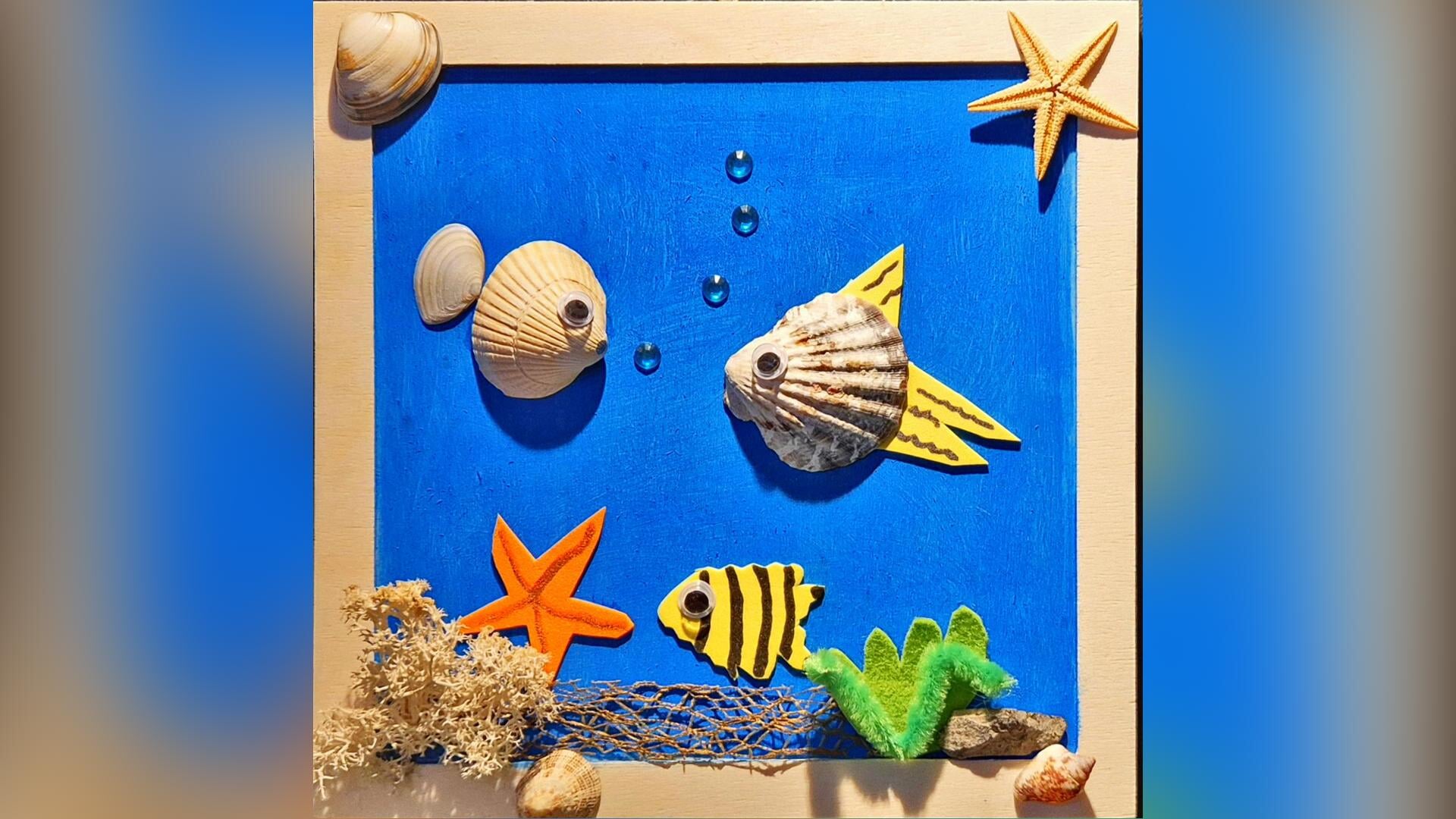 Knutselworkshop vissenschilderij maken