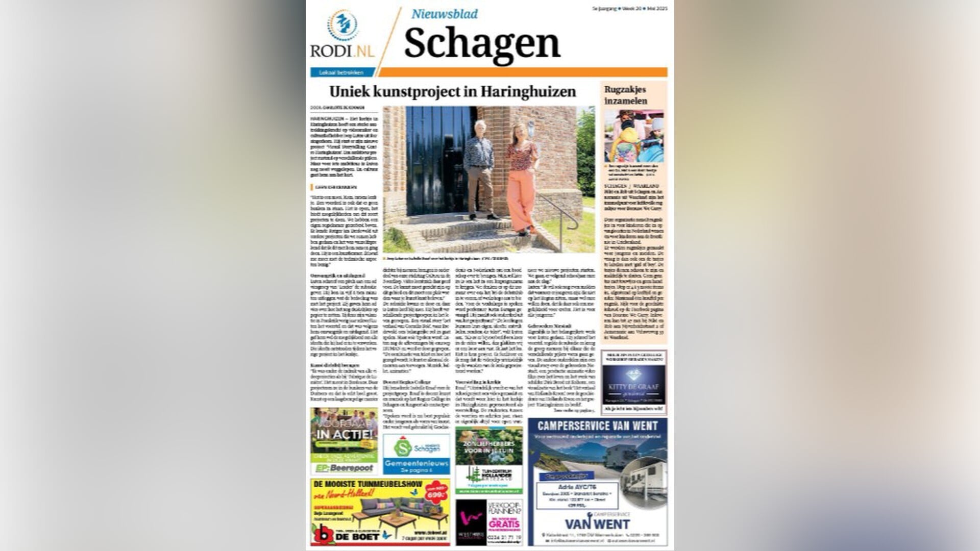 De krant staat online!