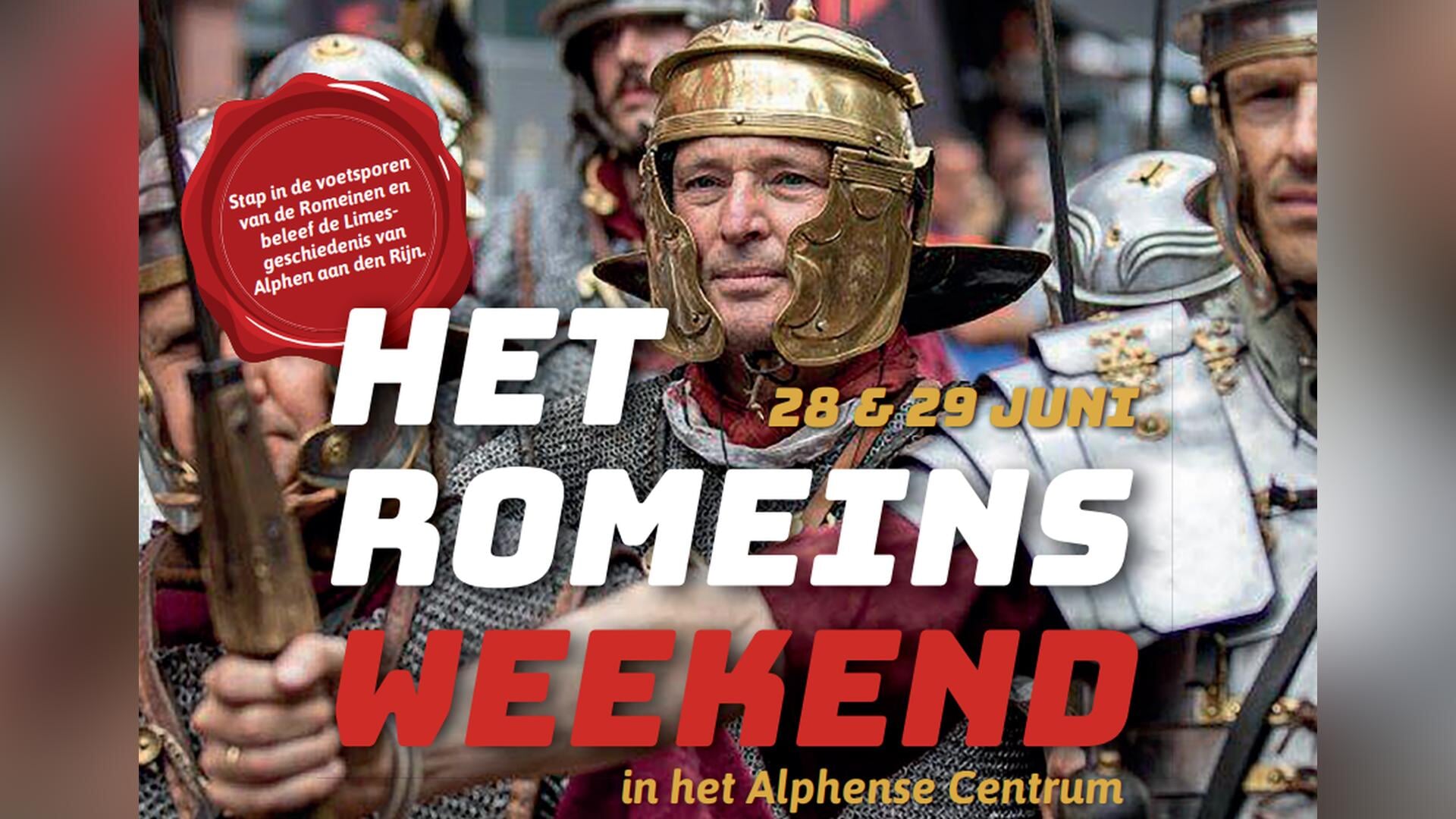 Romeins Weekend terug naar Alphen