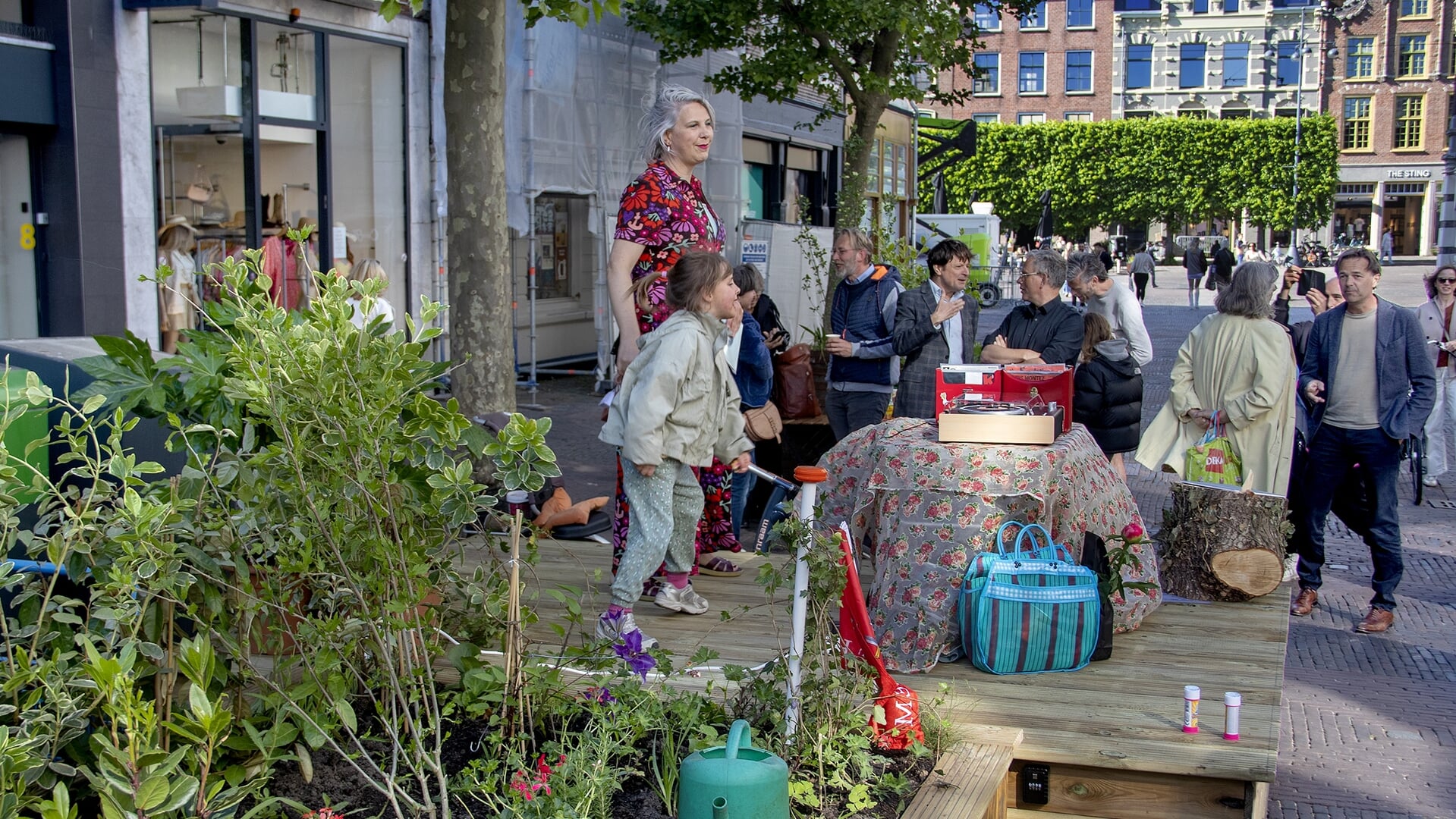 Tijdelijk zomerplein in de binnenstad