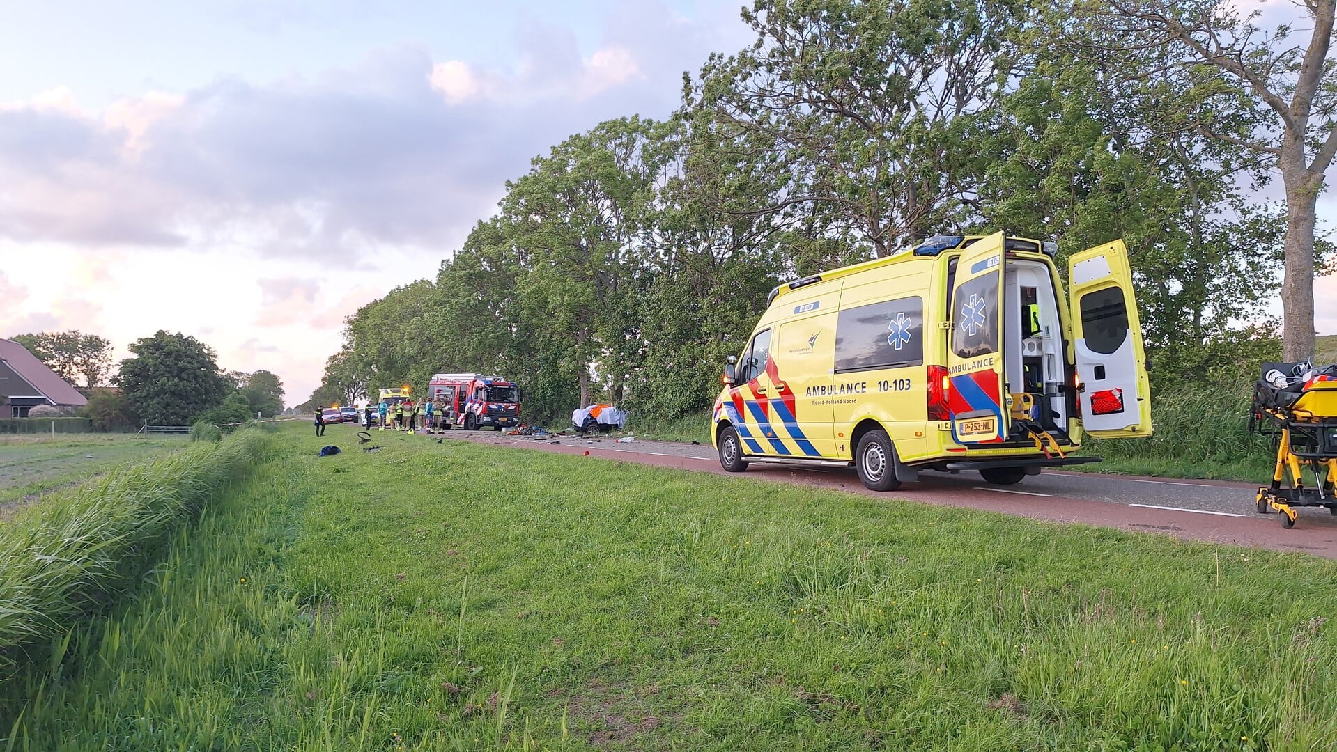 18-jarige vrouw overleden na ernstig verkeersongeval in Wieringerwerf