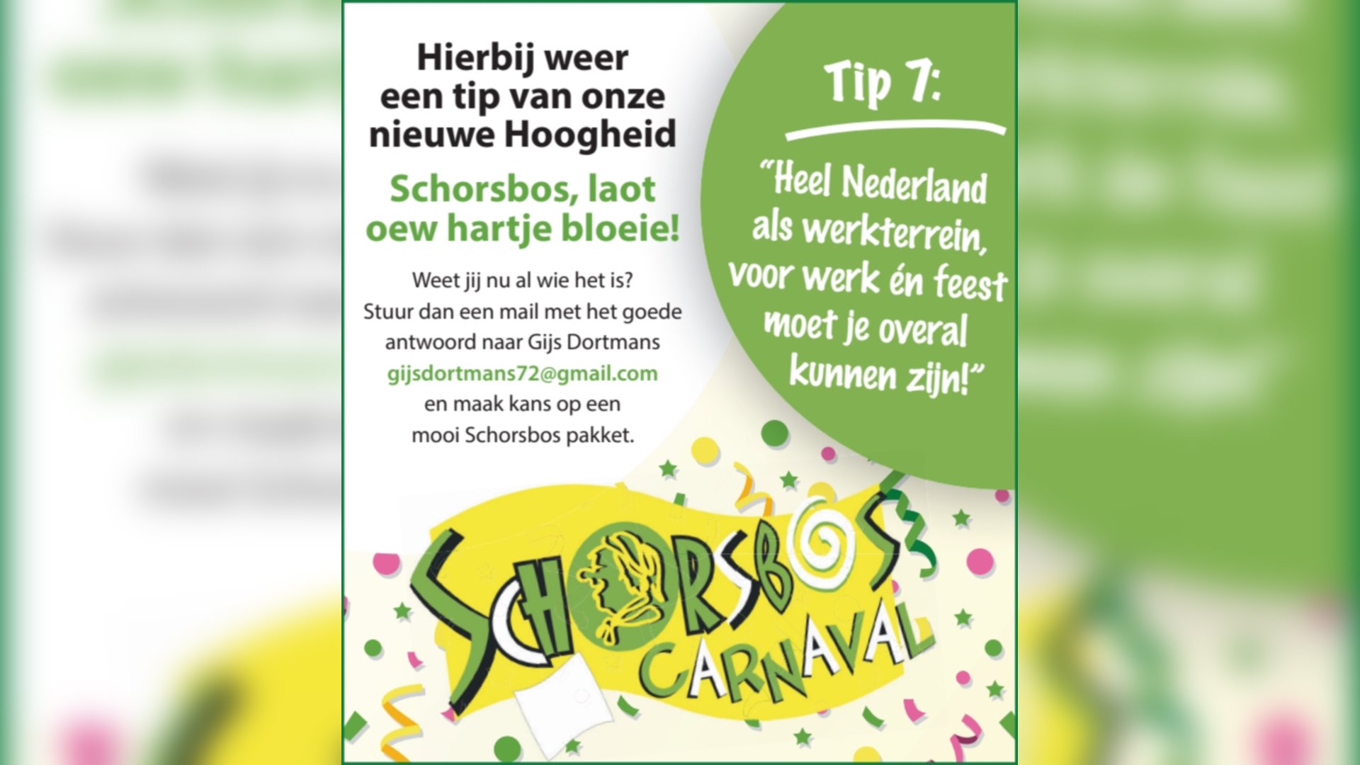 Tip 7 van de Hoogheid