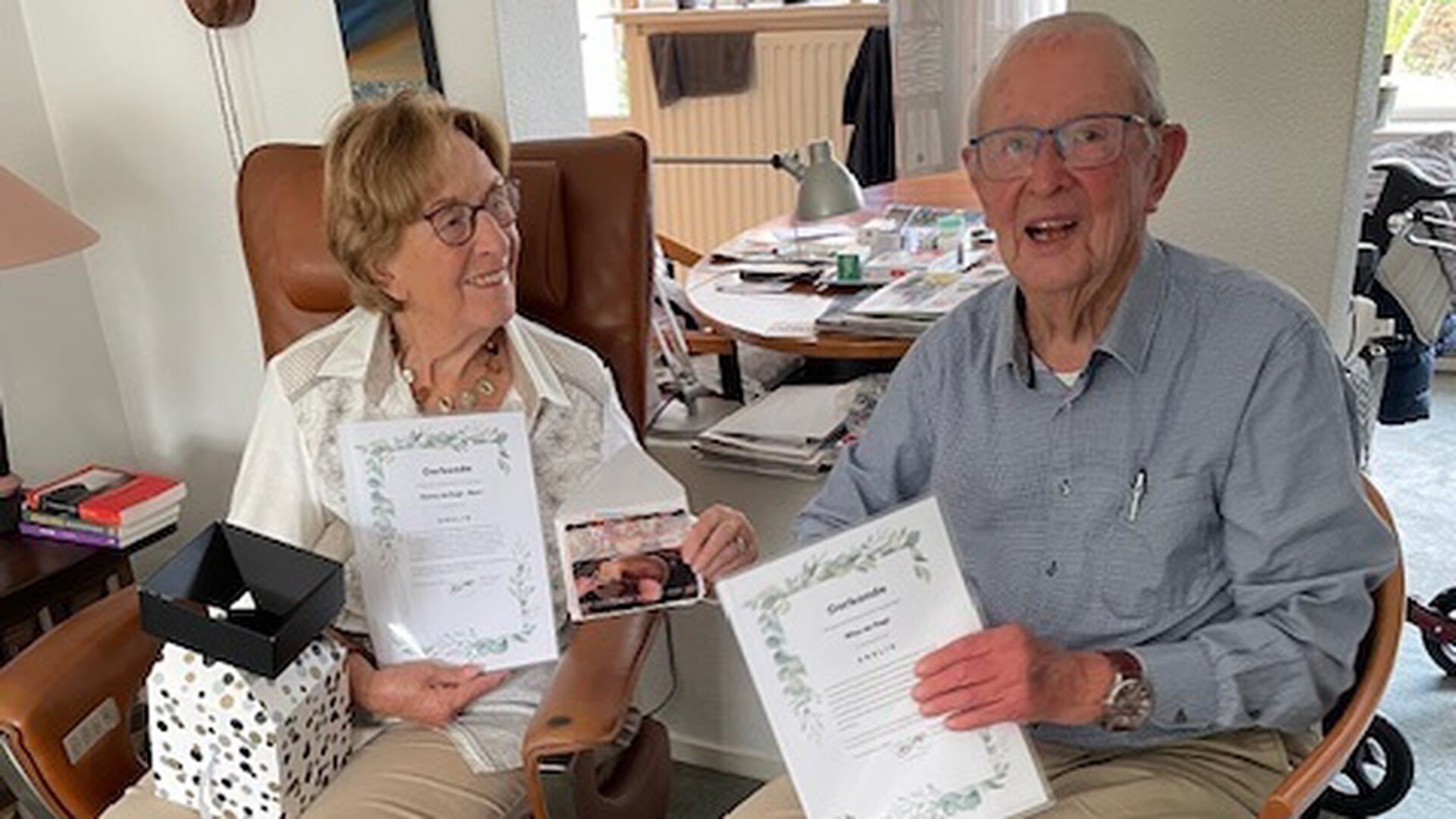 Henny en Wim de Regt erelid van Kerktuin