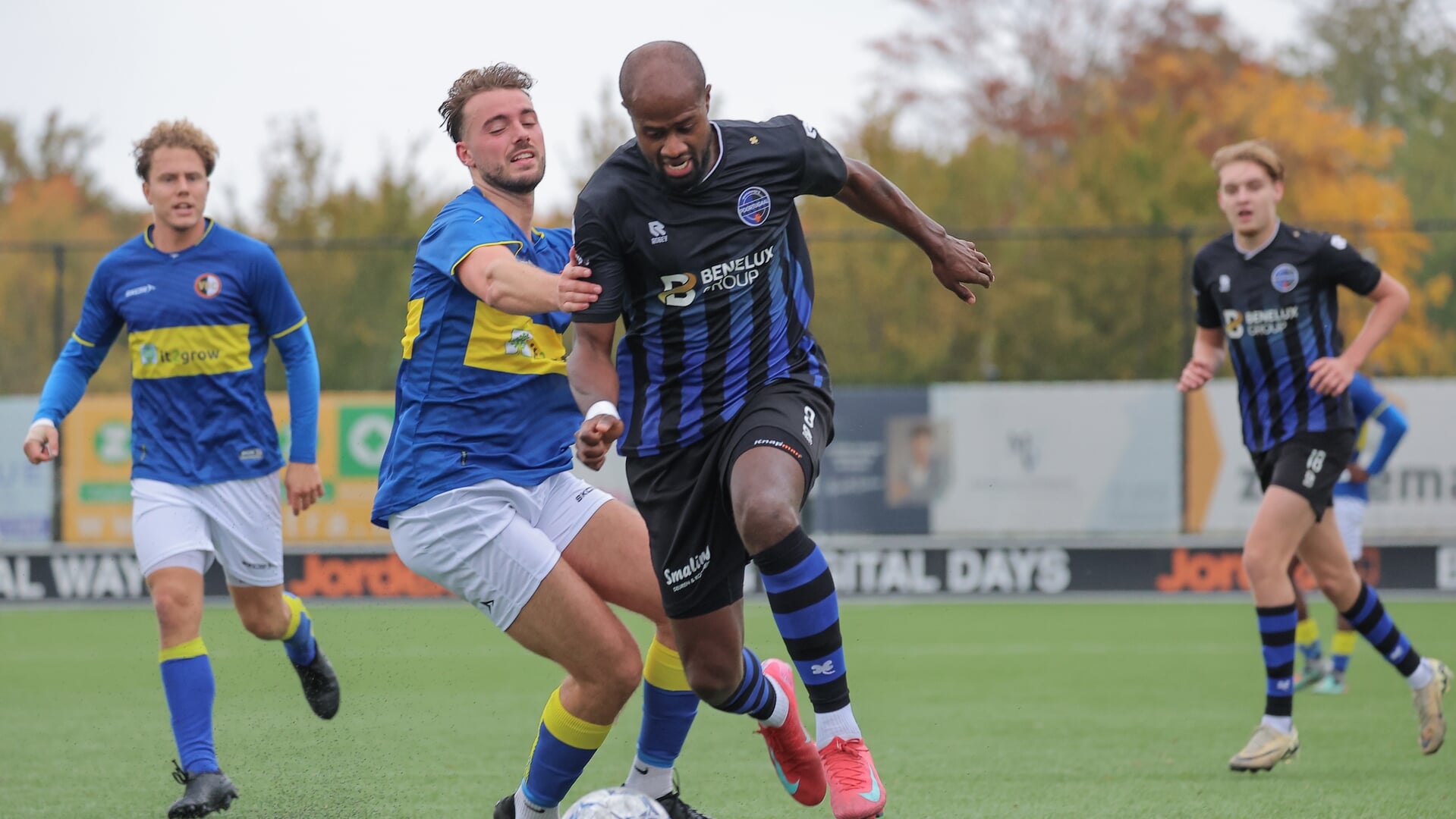 Gelijkspel na sterke start sv Poortugaal