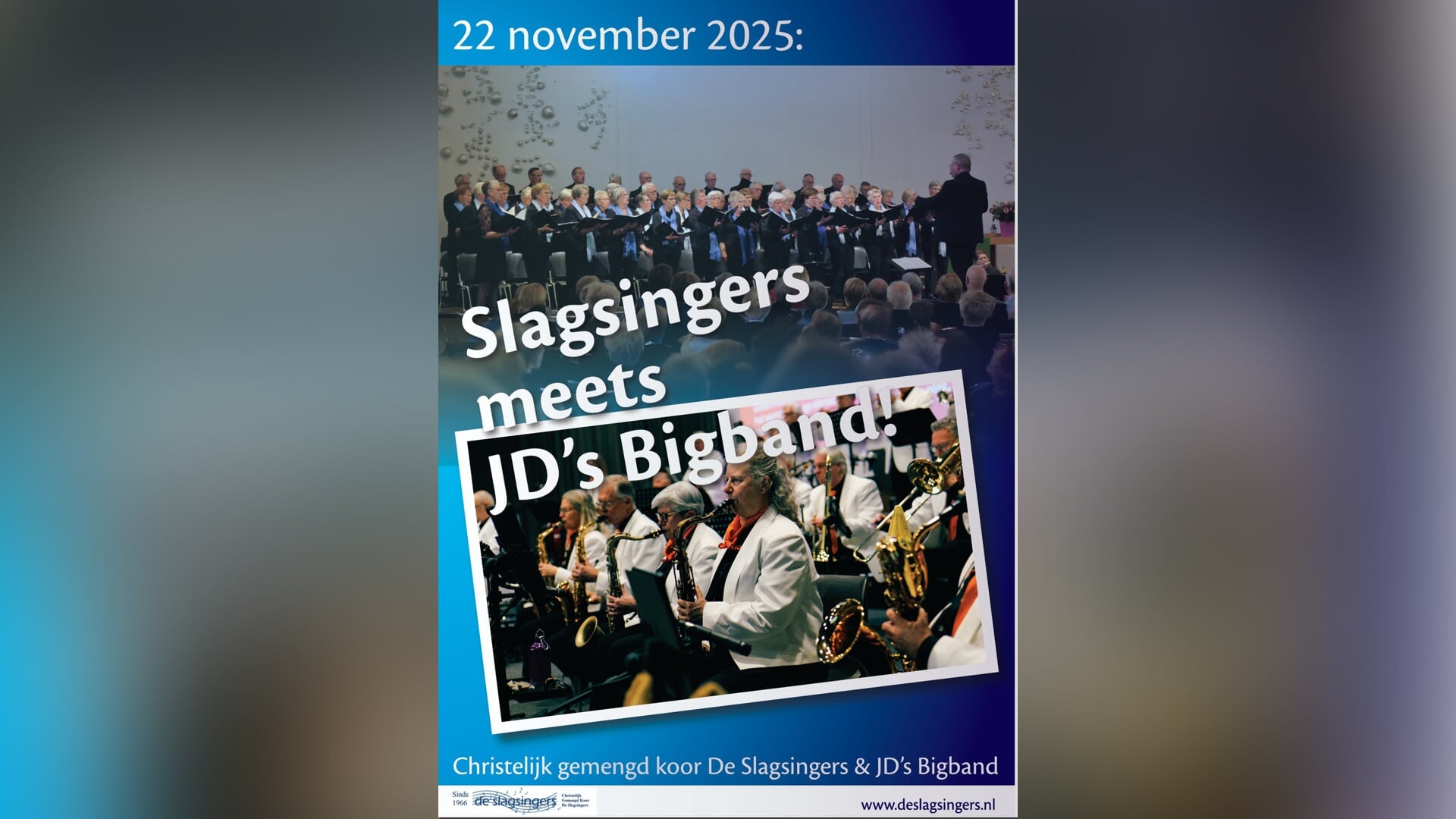 Slagsingers zingen met JD’s BigBand