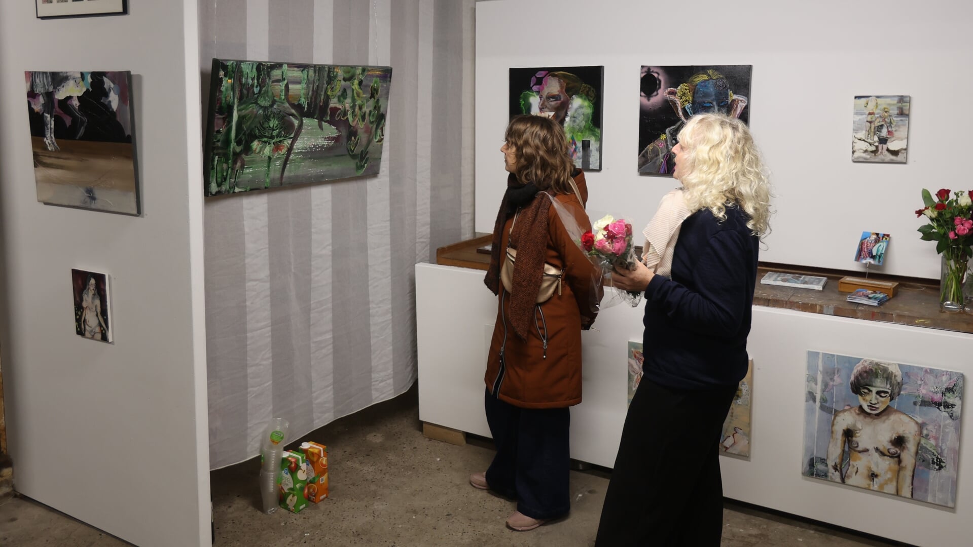 Kunstenaars dagen elkaar uit tijdens Kunstdagen Den Andel