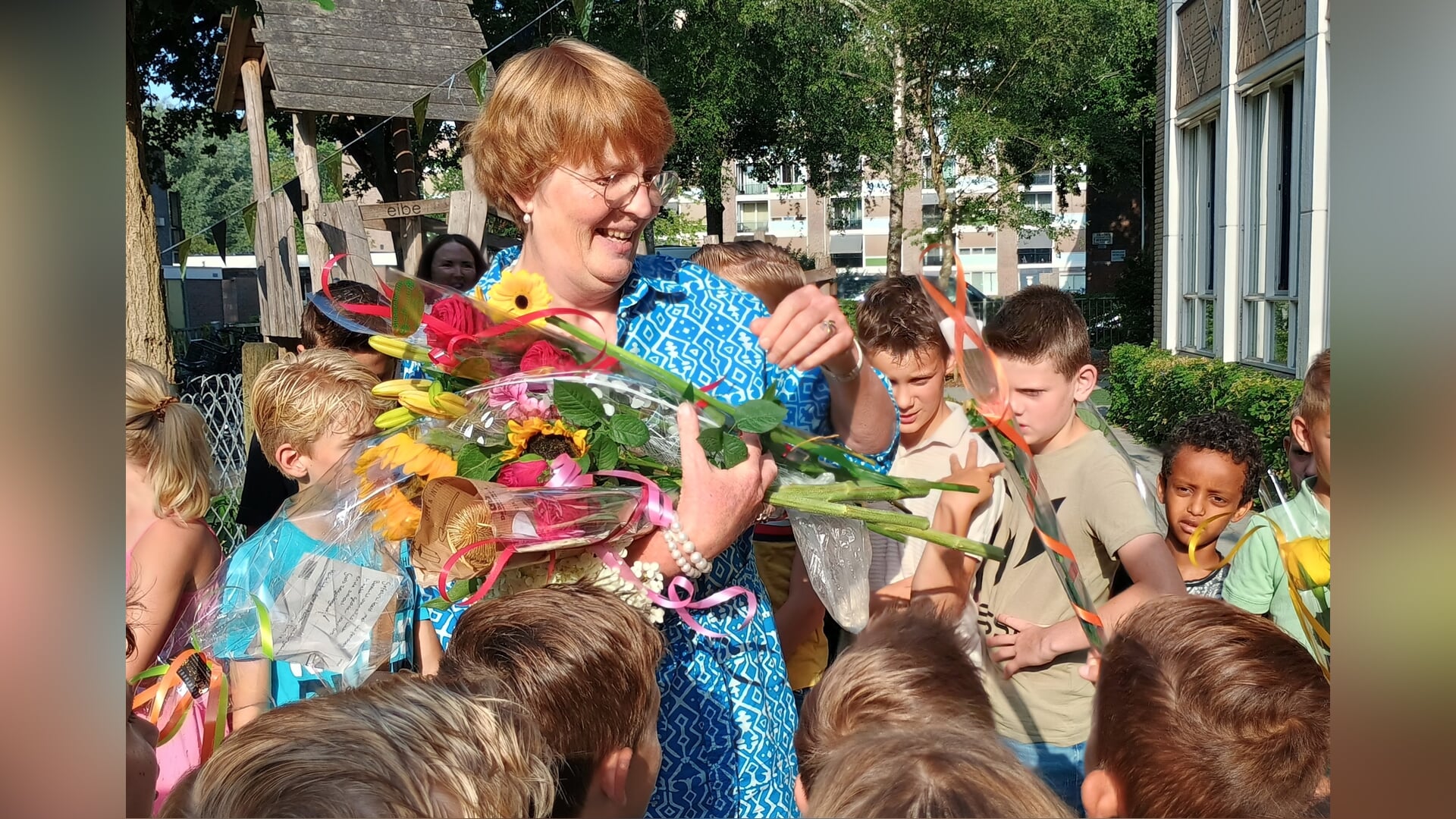 Juf Caroline neemt na 28 jaar afscheid van Rehobothschool