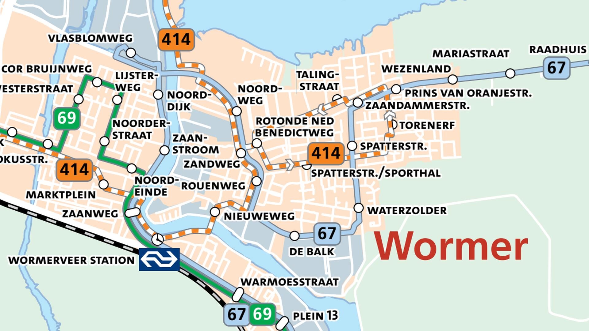 Lijn 67 krijgt nieuwe route via Noorderveld