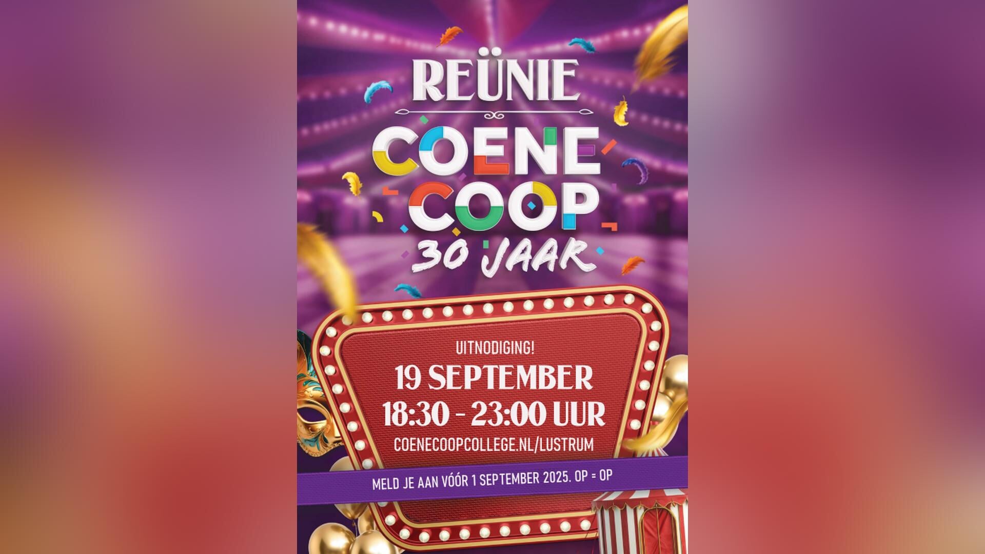 Coenecoop College viert jubileum
